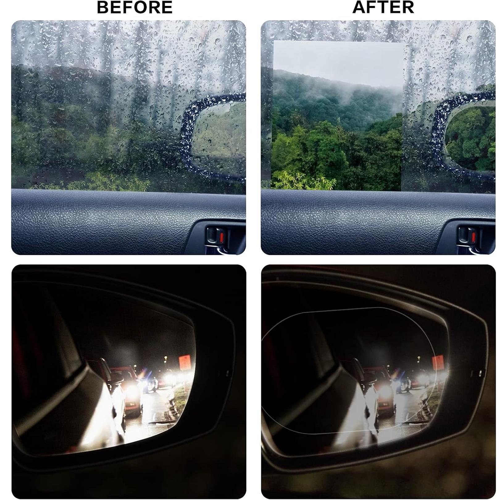 Anti-Fog & Anti-Scratch Rearview Mirror Film – HD Protective Sticker (1 Pc) - view 4