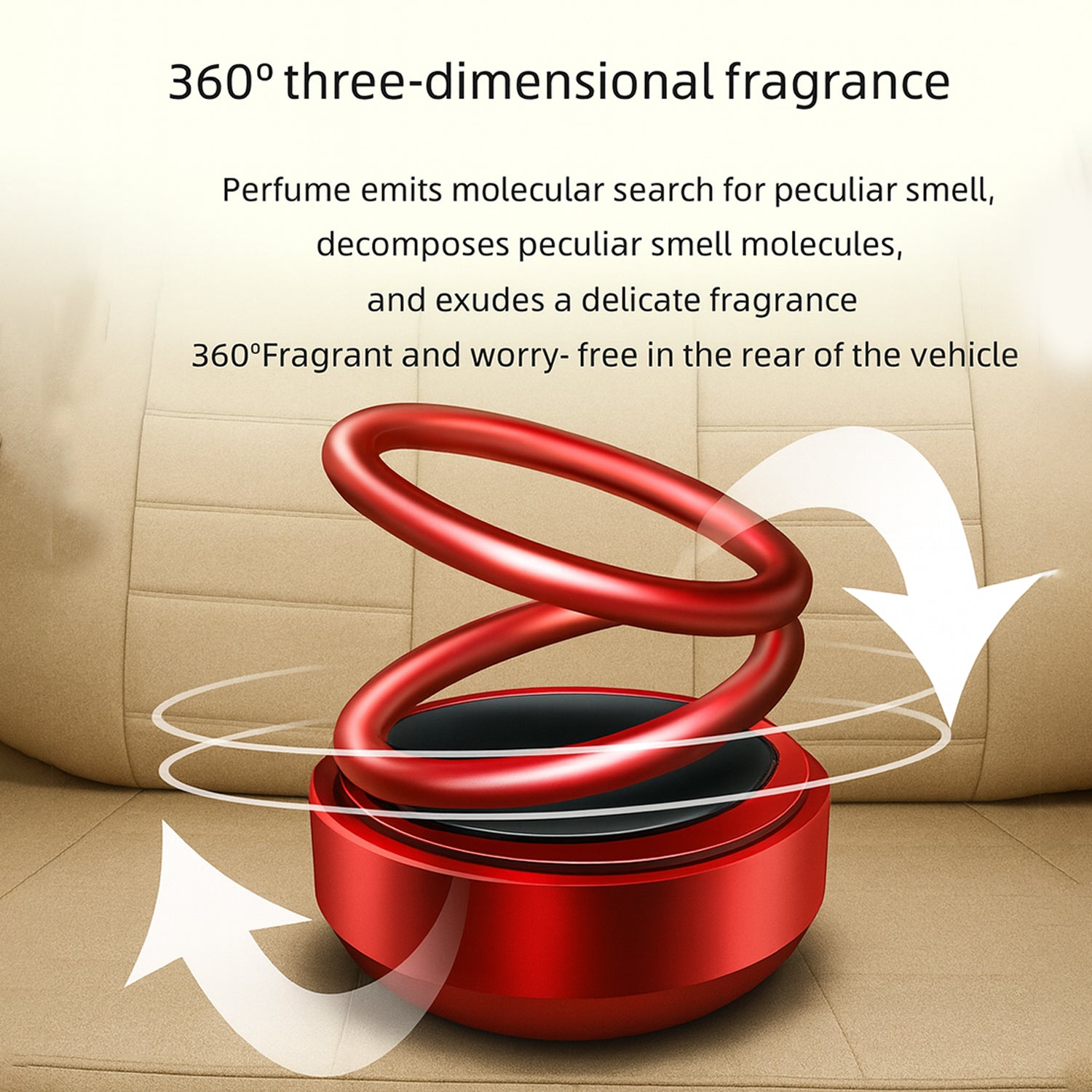 Small Solar Car Aroma Air Freshener (1 Pc) - view 2