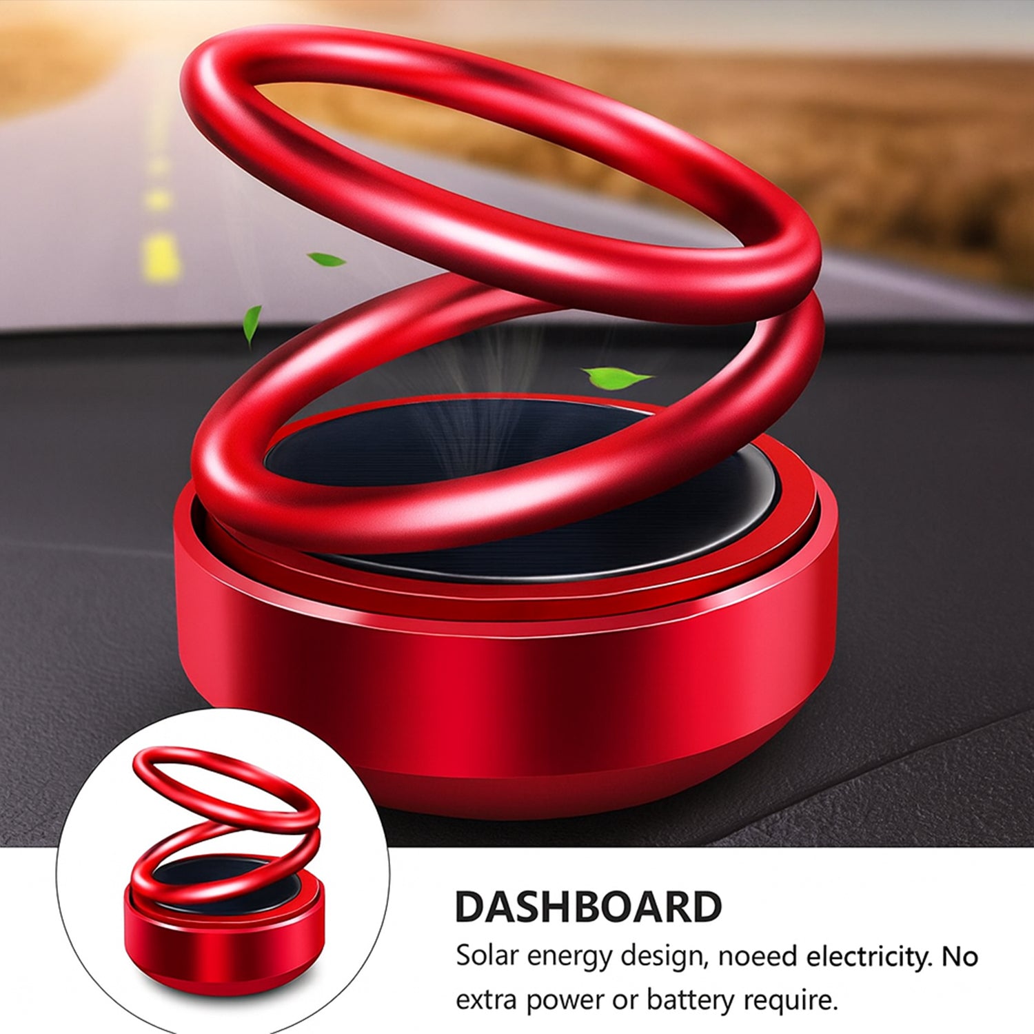 Small Solar Car Aroma Air Freshener (1 Pc) - view 5