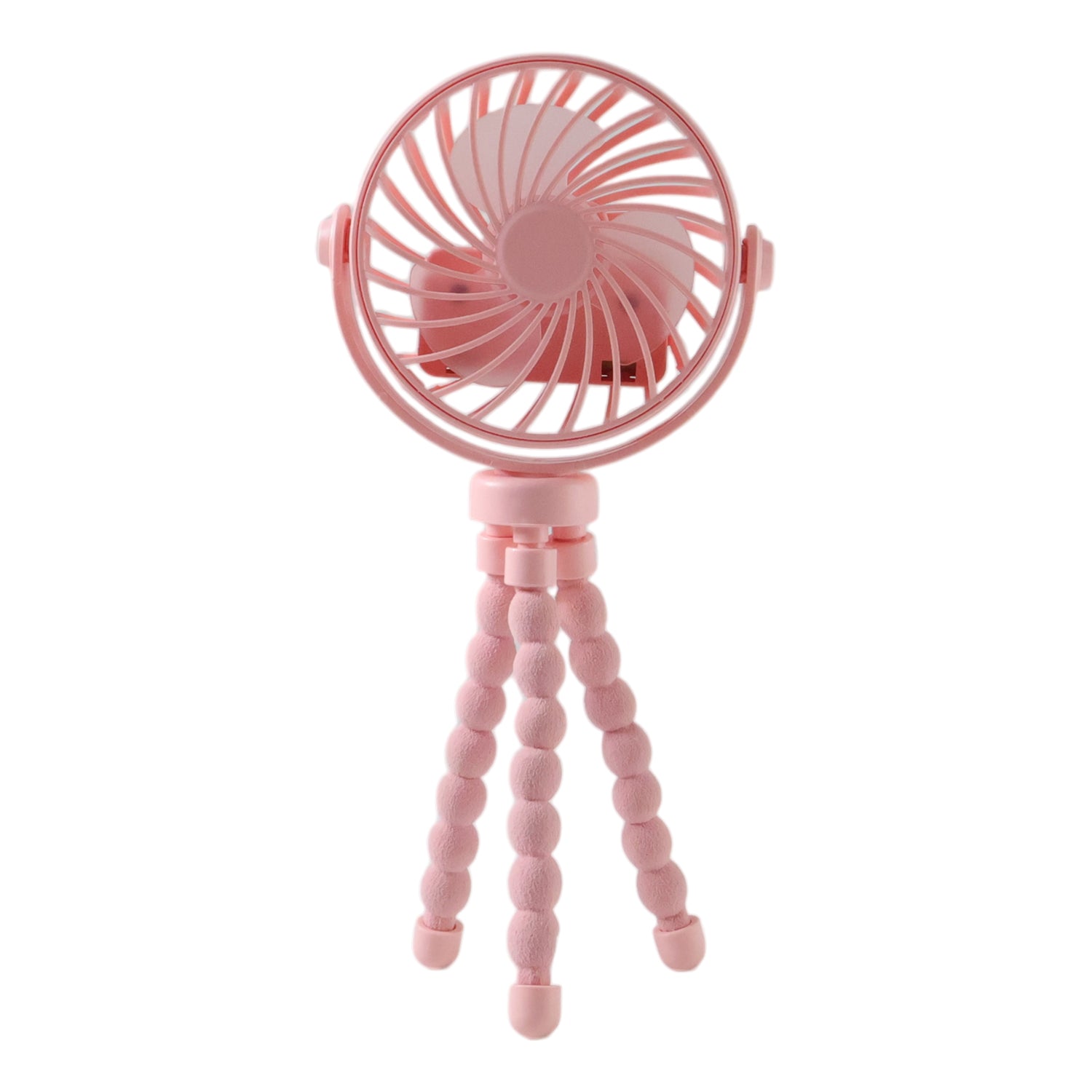 Portable Rechargeable LED Light Fan with Flexible Tripod Stand (1 Pc) - view 3