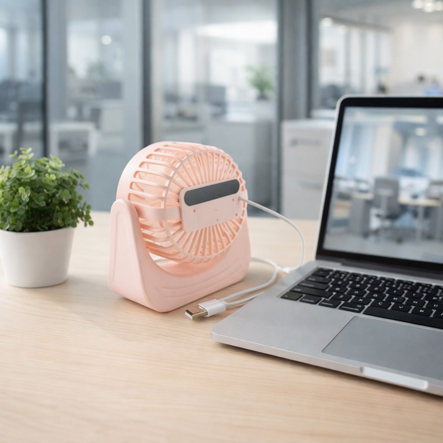 Plug and Play Silent Desktop Mini Fan with Adjustable Tilt Head (1 Pc) - view 4