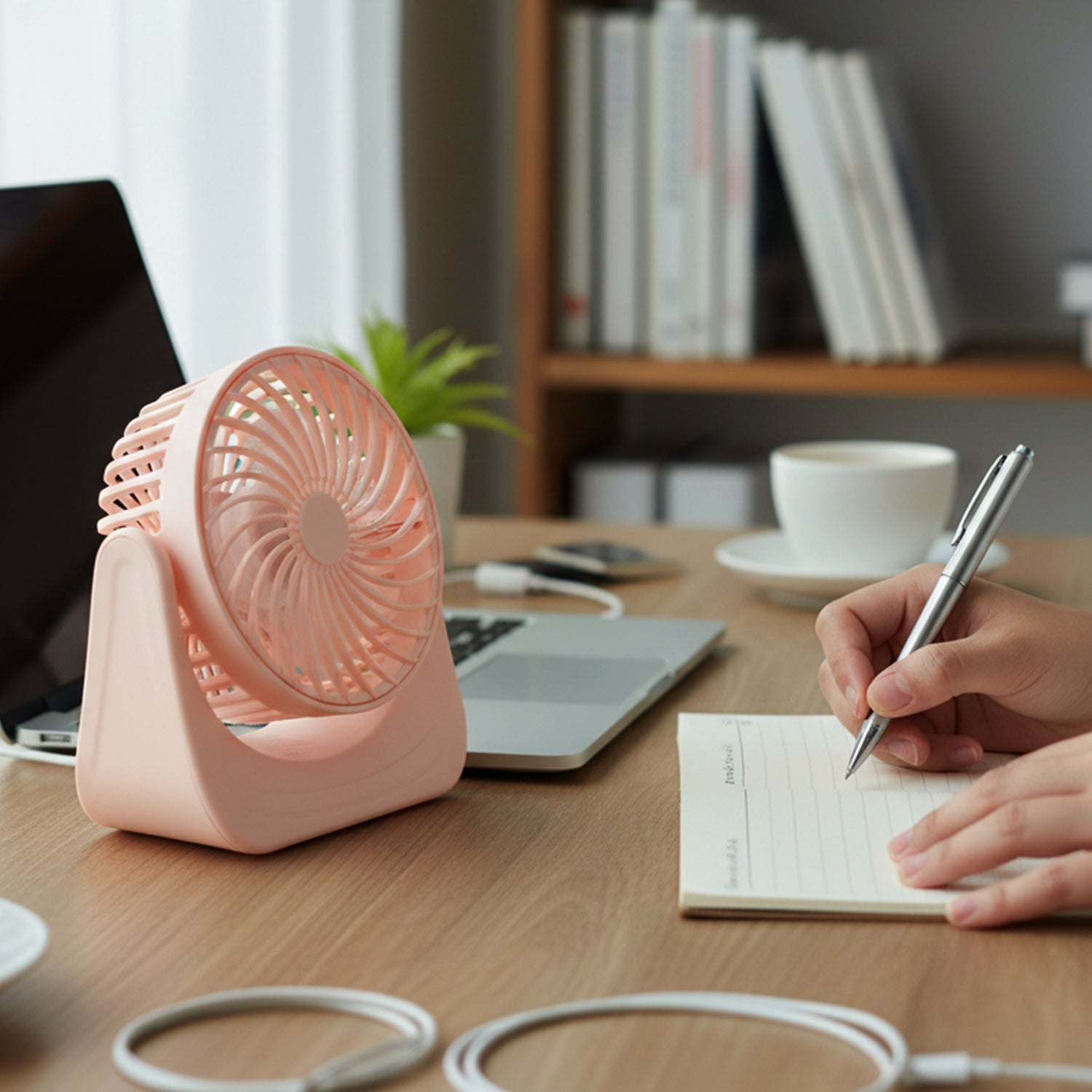 Plug and Play Silent Desktop Mini Fan with Adjustable Tilt Head (1 Pc) - view 6