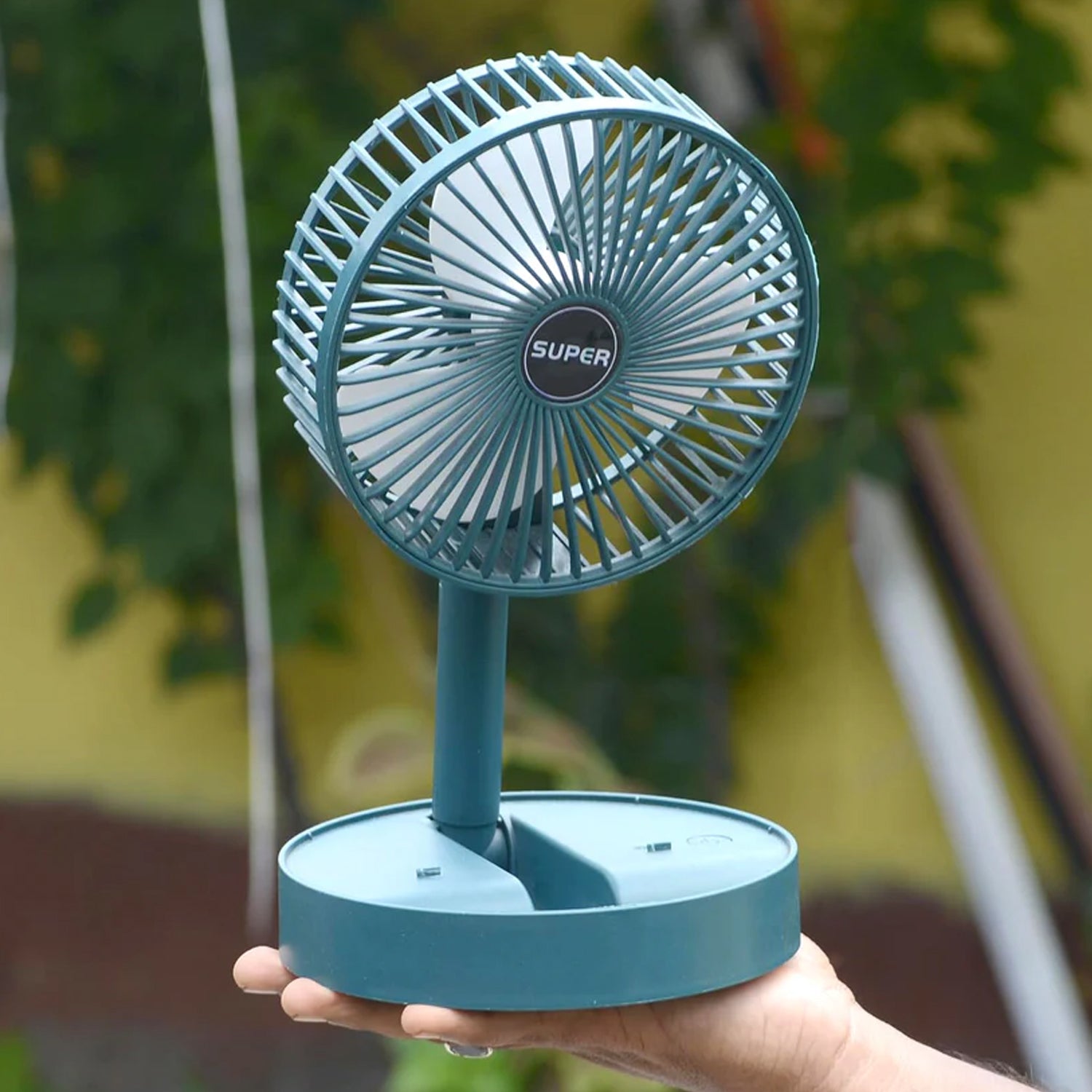 Foldable Mini Desk Fan with Adjustable Height and Angle (1 Pc) - view 3