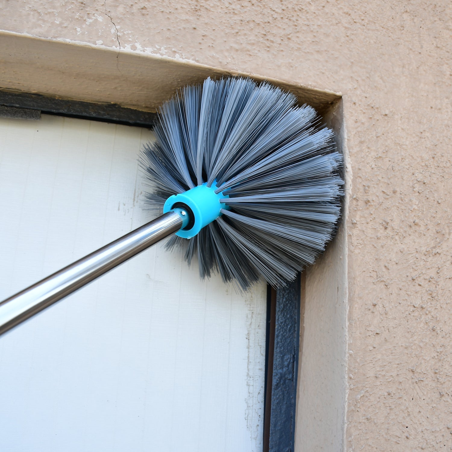 Extendable Stainless Steel Cobweb Brush for Ceiling, Lights, Fans & Home Dusting - view 4