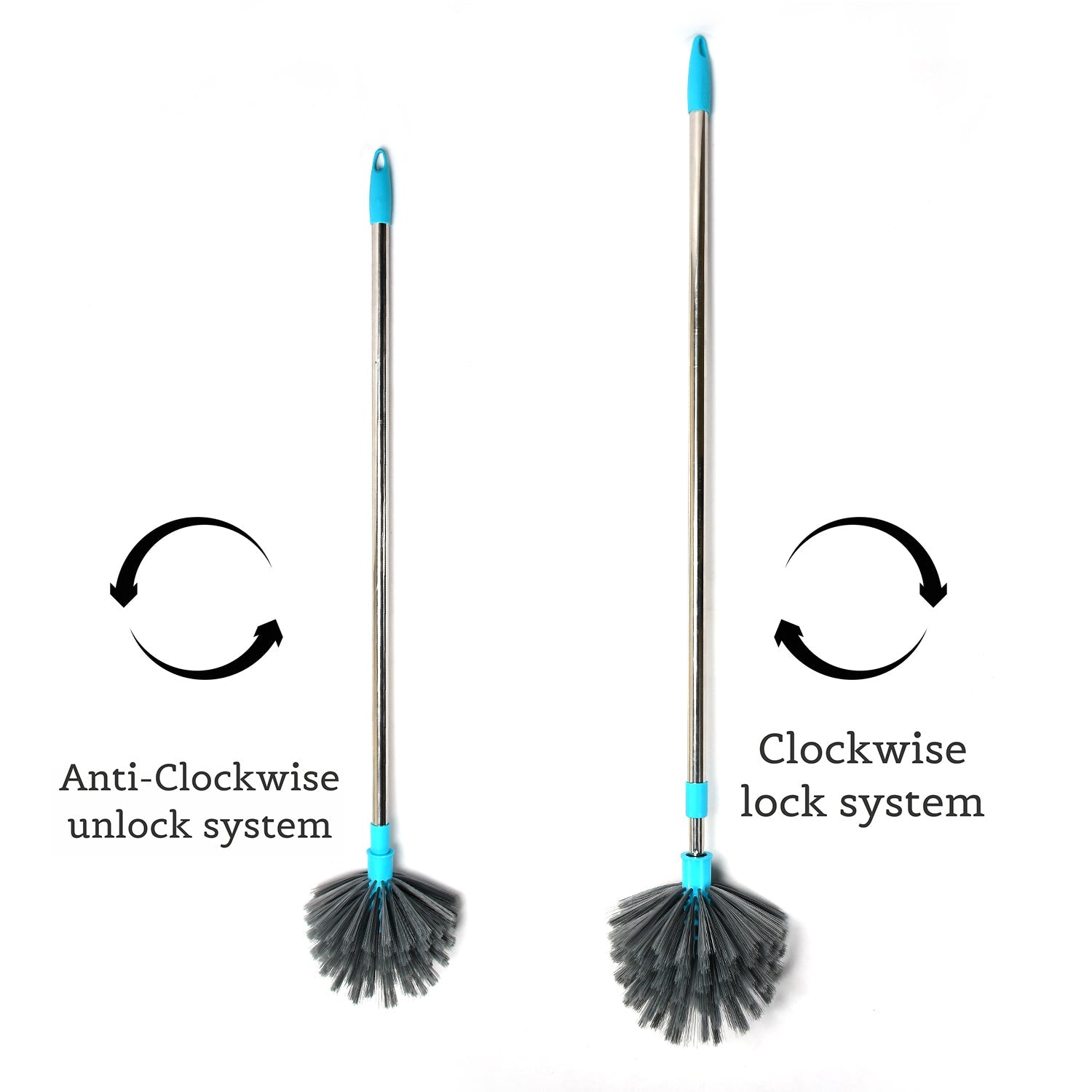 Extendable Stainless Steel Cobweb Brush for Ceiling, Lights, Fans & Home Dusting - view 7