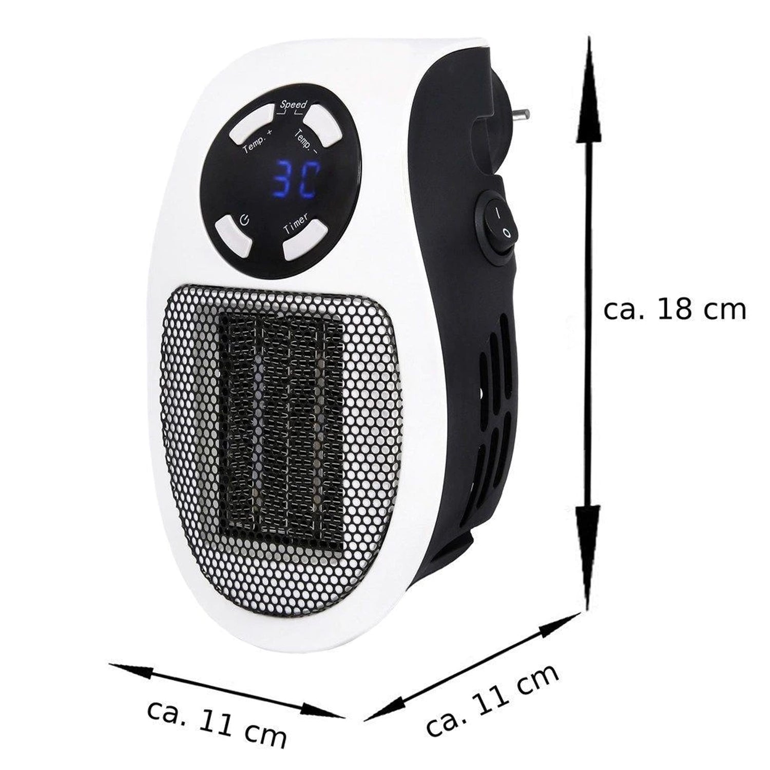 Portable Electric Heater Mini Fan Heater Desktop Household - view 3