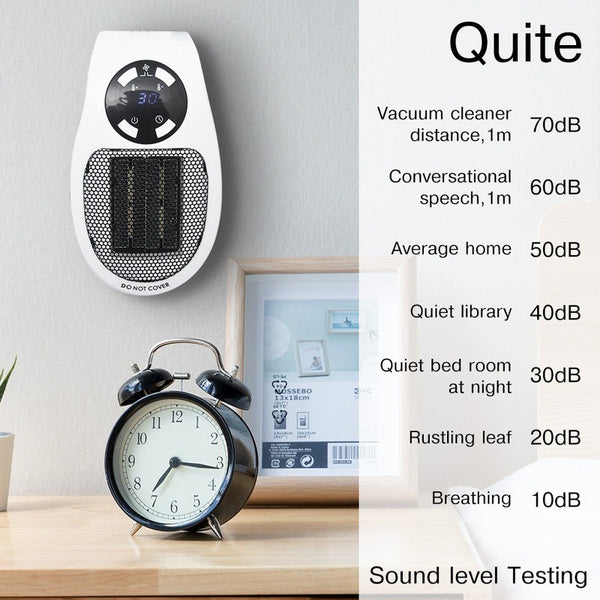 Portable Electric Heater Mini Fan Heater Desktop Household - view 4