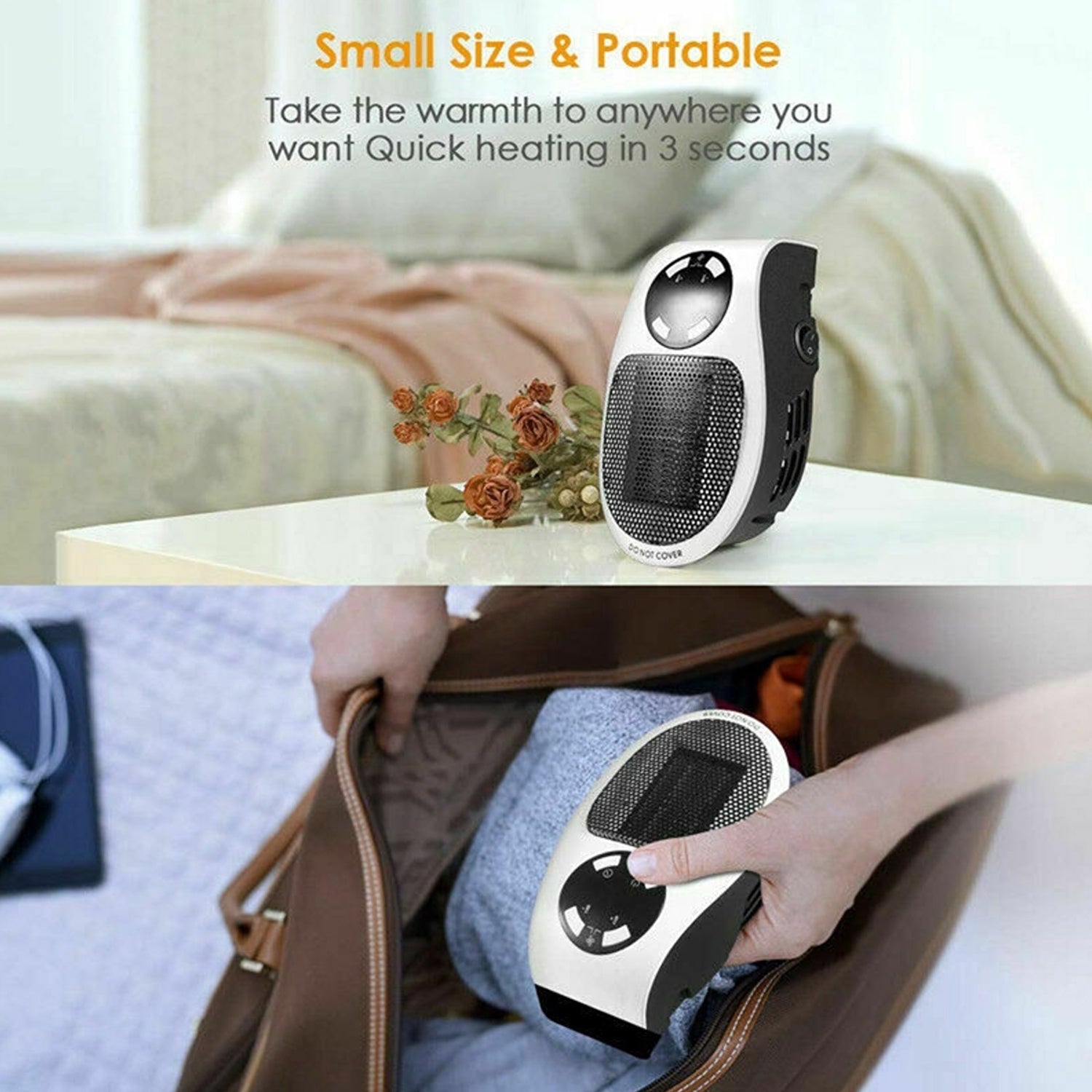 Portable Electric Heater Mini Fan Heater Desktop Household - view 5