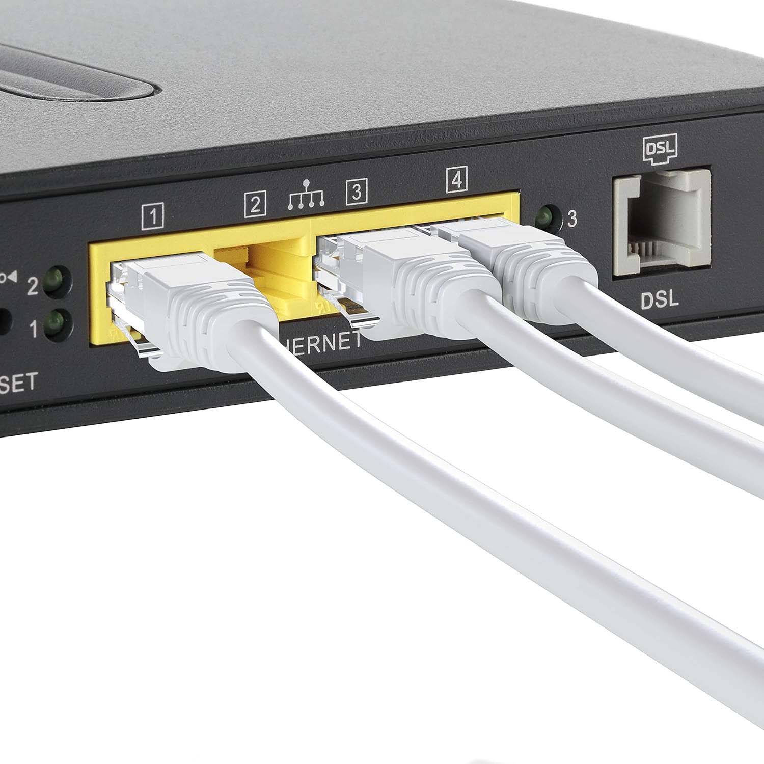 High-Speed 1 Meter Ethernet LAN Cable (1 Pc) - view 7