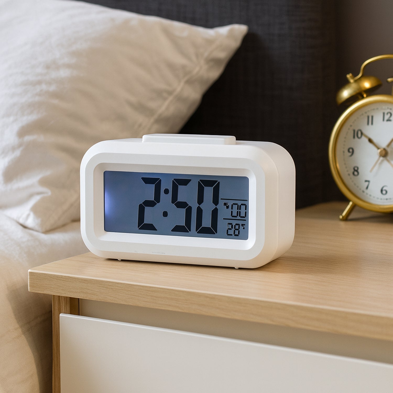 Modern Digital LED Alarm Mini Clock (1 Pc) - view 2