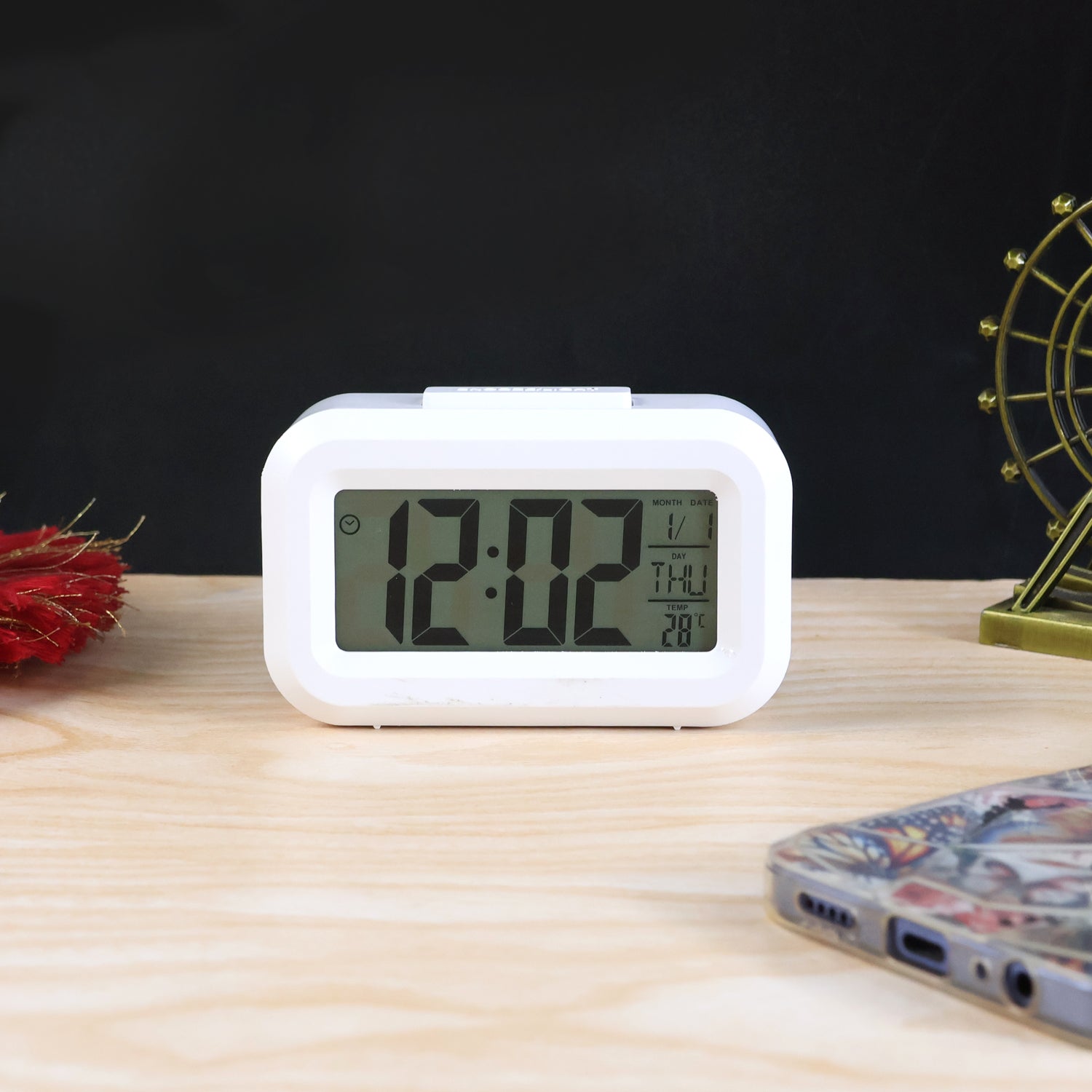 Modern Digital LED Alarm Mini Clock (1 Pc) - view 6