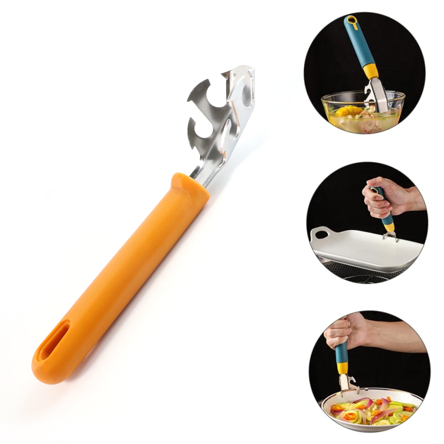 Multi-Functional Stainless Steel Hot Pot Gripper Clamp & Pan Lifter Tool (1 Pc) - view 2