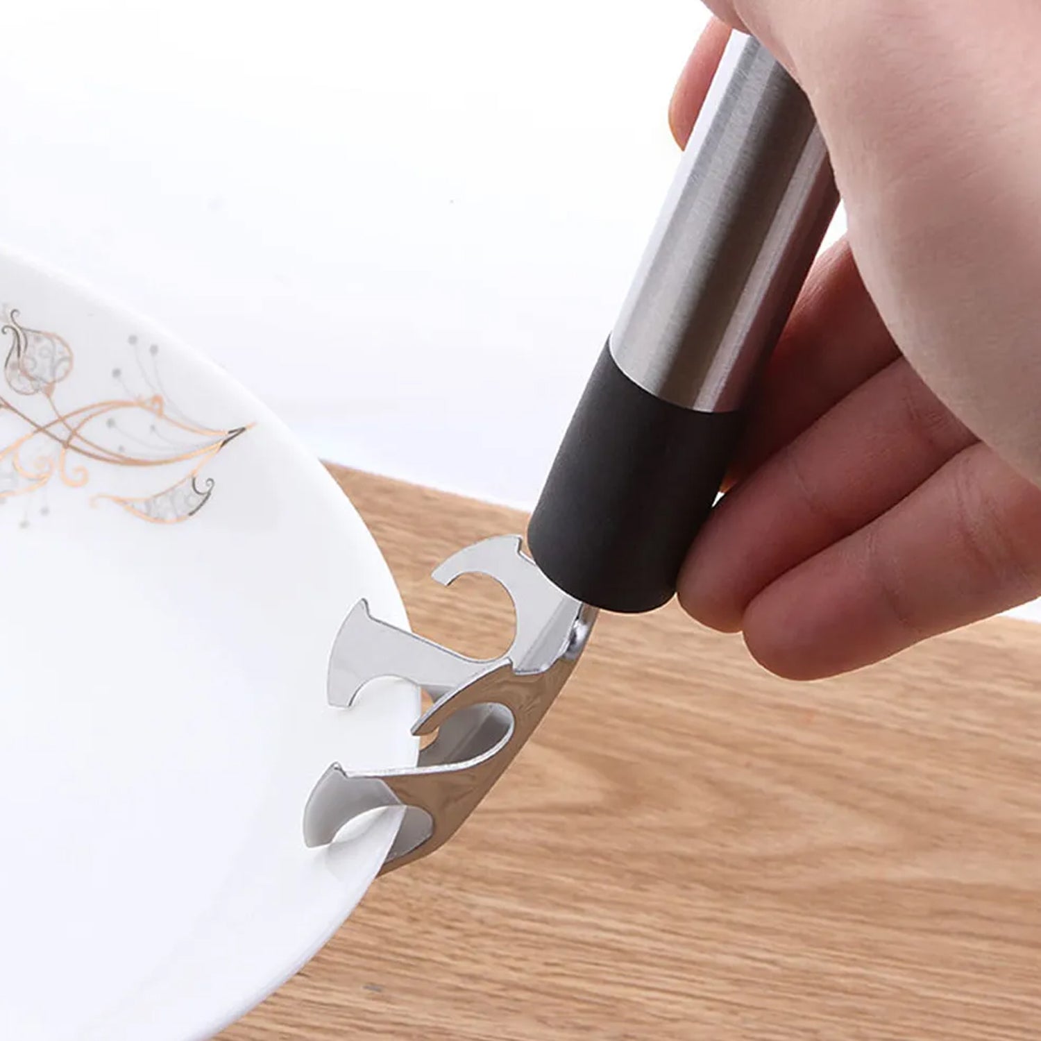 Multi-Functional Stainless Steel Hot Pot Gripper Clamp & Pan Lifter Tool (1 Pc) - view 5