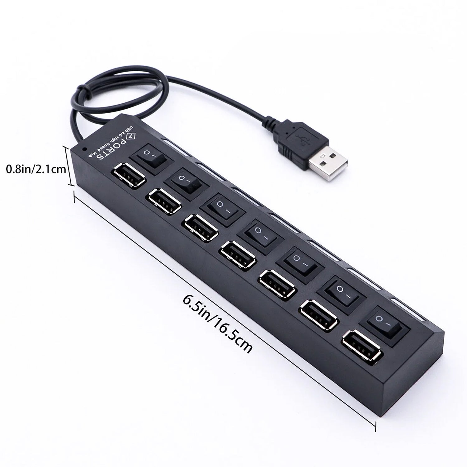 USB Splitter Multi Port USB 2.0 Hub, 7 Port - view 6