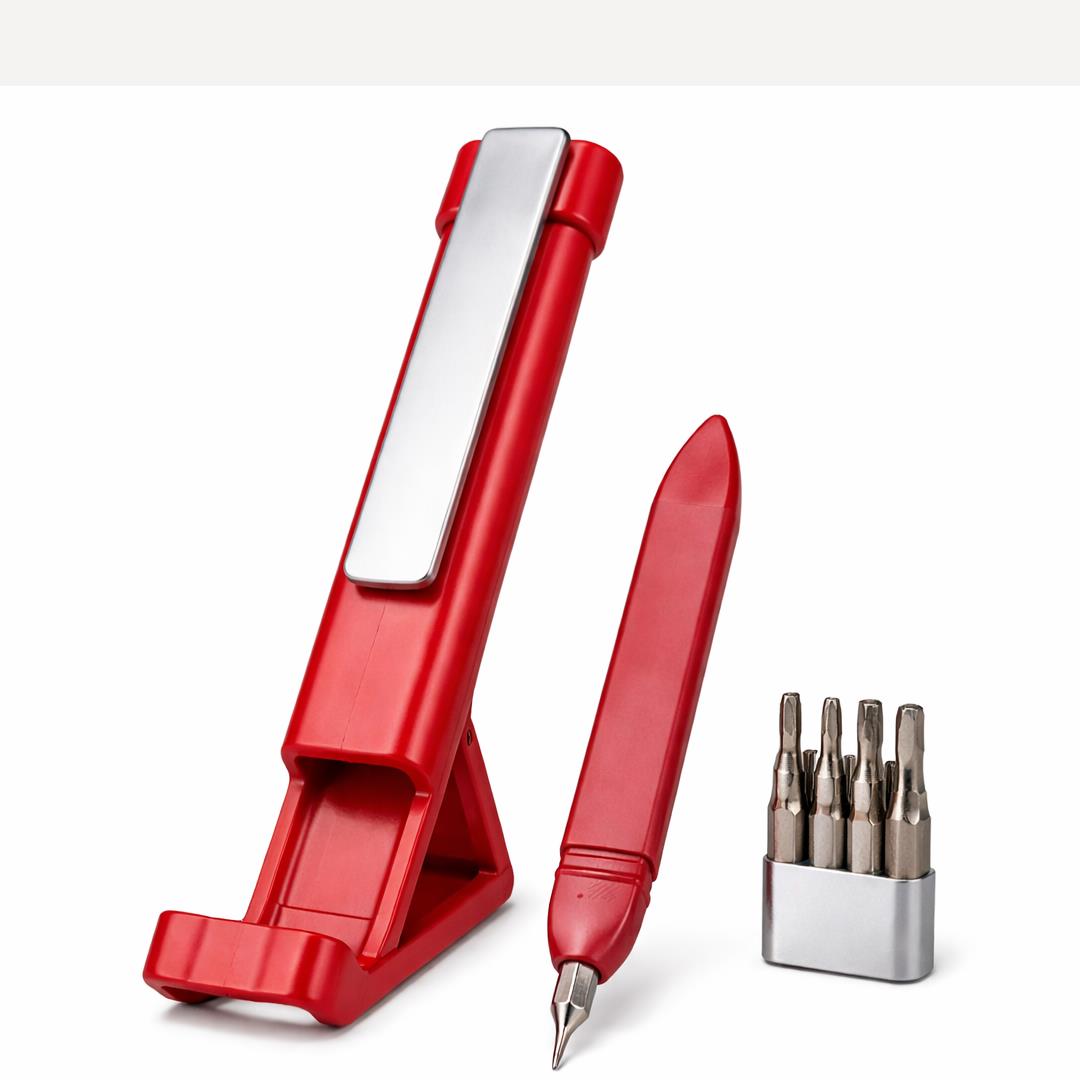 Pen-Shaped Phone Holder with Screwdriver Sets - view 5