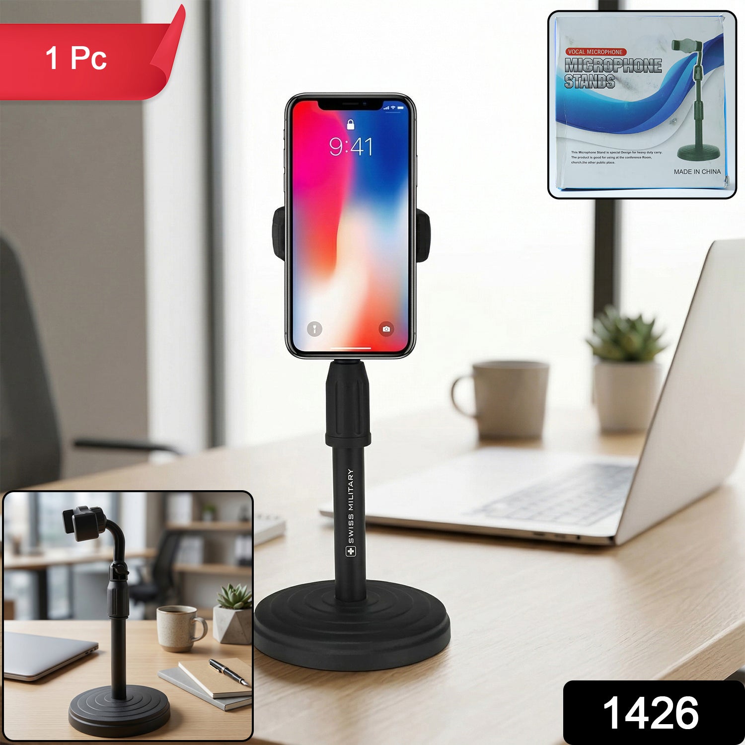 Adjustable 360° Rotating Mobile Phone Holder Stand 1 Pc - view 2