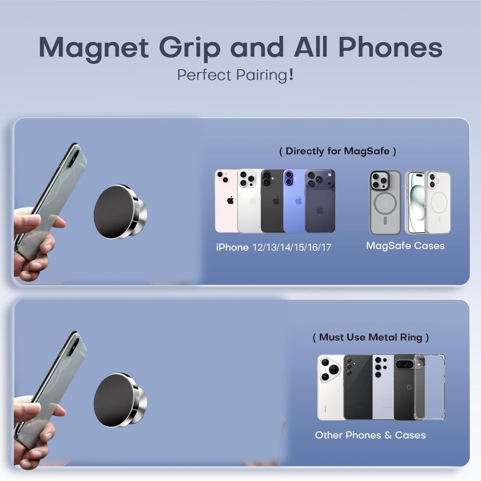 360° Rotating Magnetic Phone Holder Stand (1 Pc) - view 4