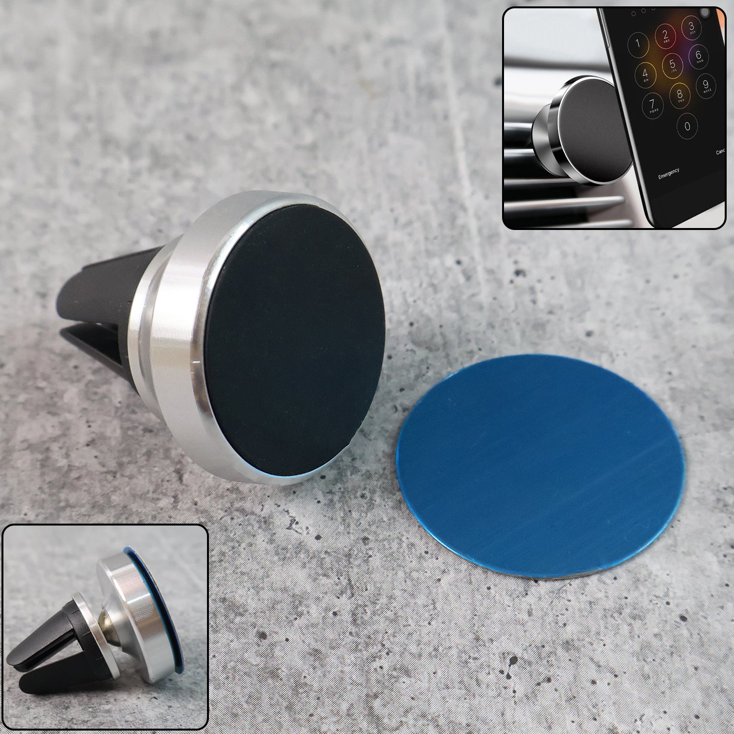 360° Rotating Magnetic Phone Holder Stand (1 Pc)
