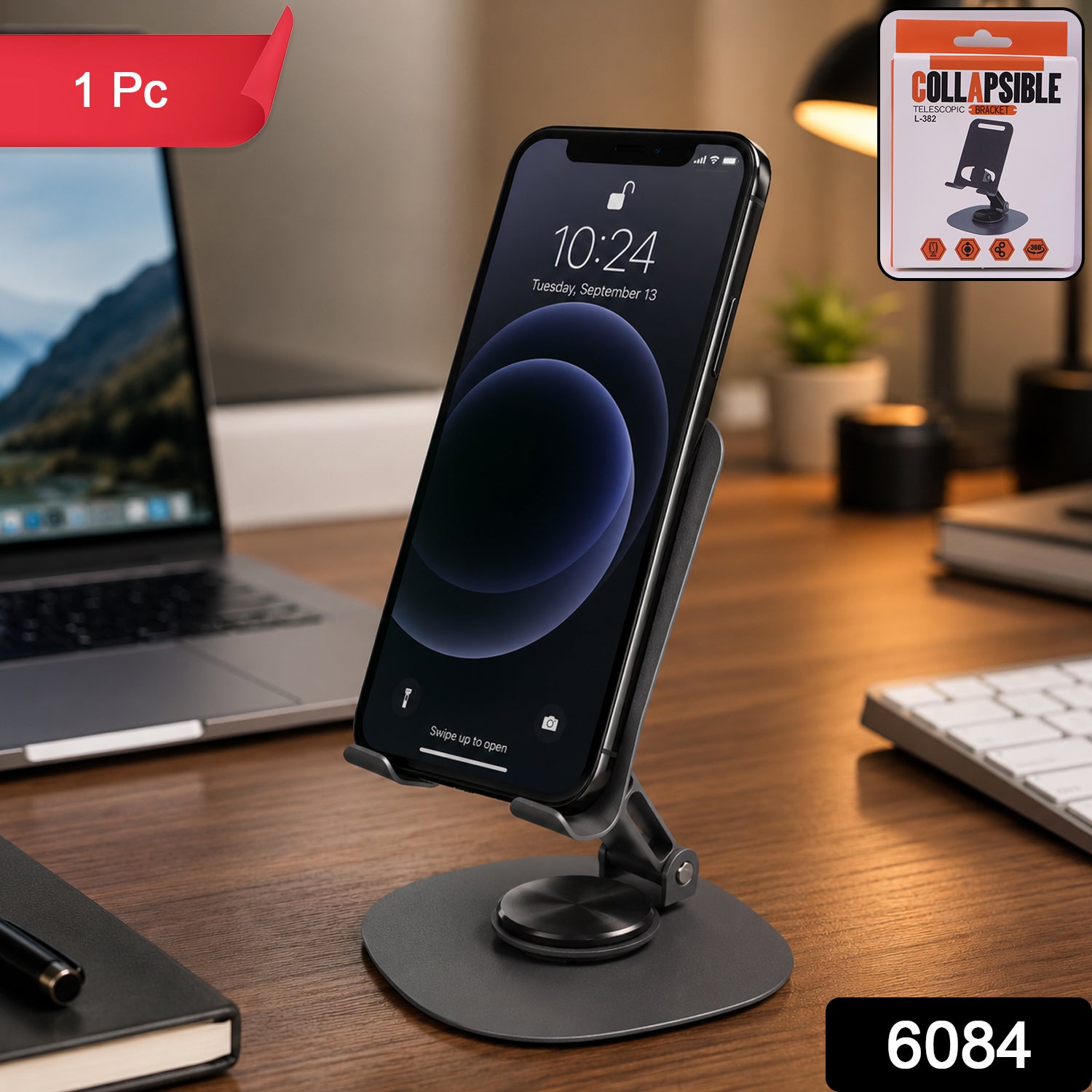 Foldable Metal Mobile Stand (1 Pc) - view 2