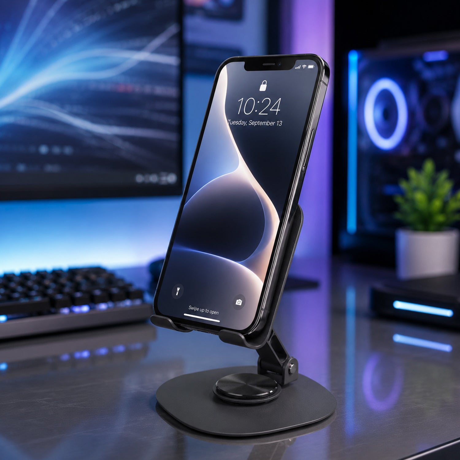 Foldable Metal Mobile Stand (1 Pc) - view 7