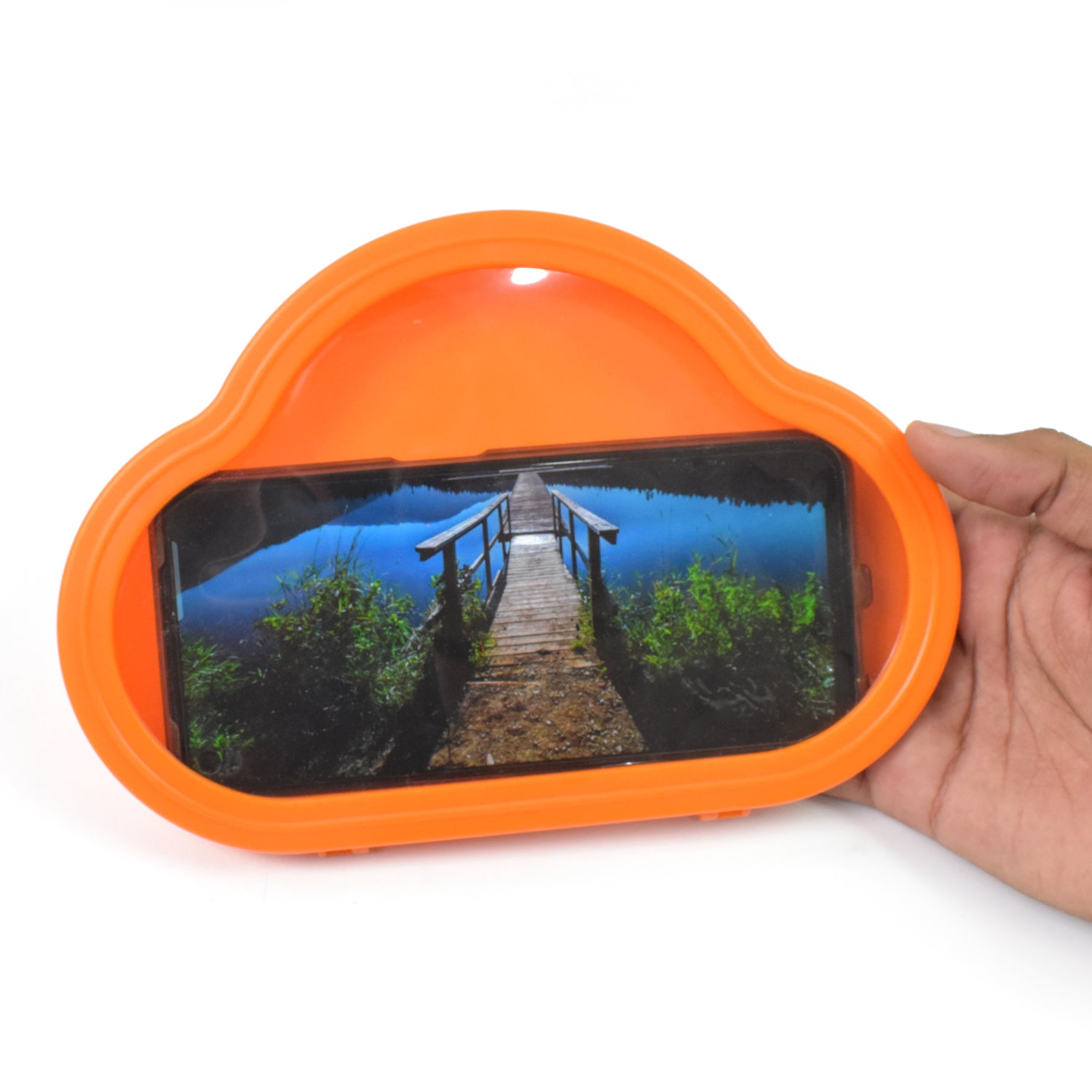 Smartphone / Mobile Stand, Waterproof Case, Smartphone Stand Case (1 Pc/ Orange) - view 7