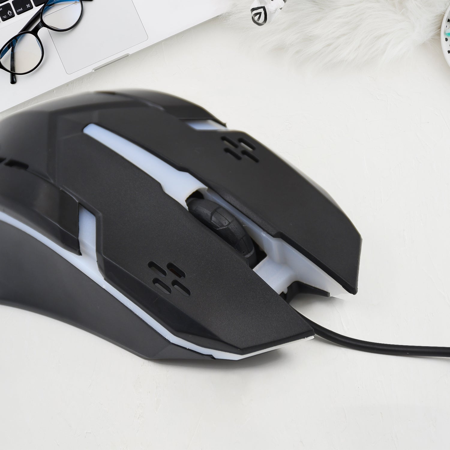 Computer / Laptop USB Wired Optical Mouse (1 Pc) - view 3