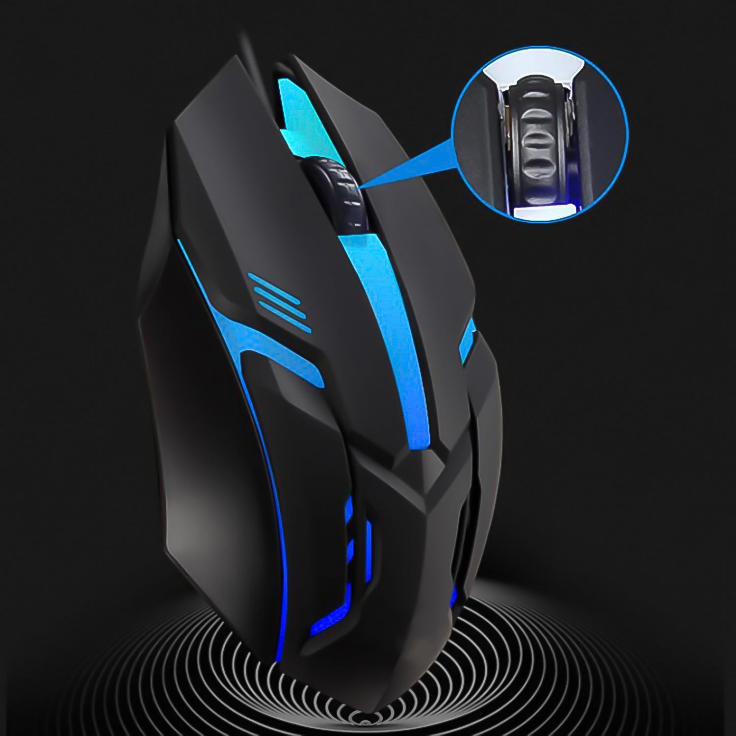 Computer / Laptop USB Wired Optical Mouse (1 Pc) - view 6