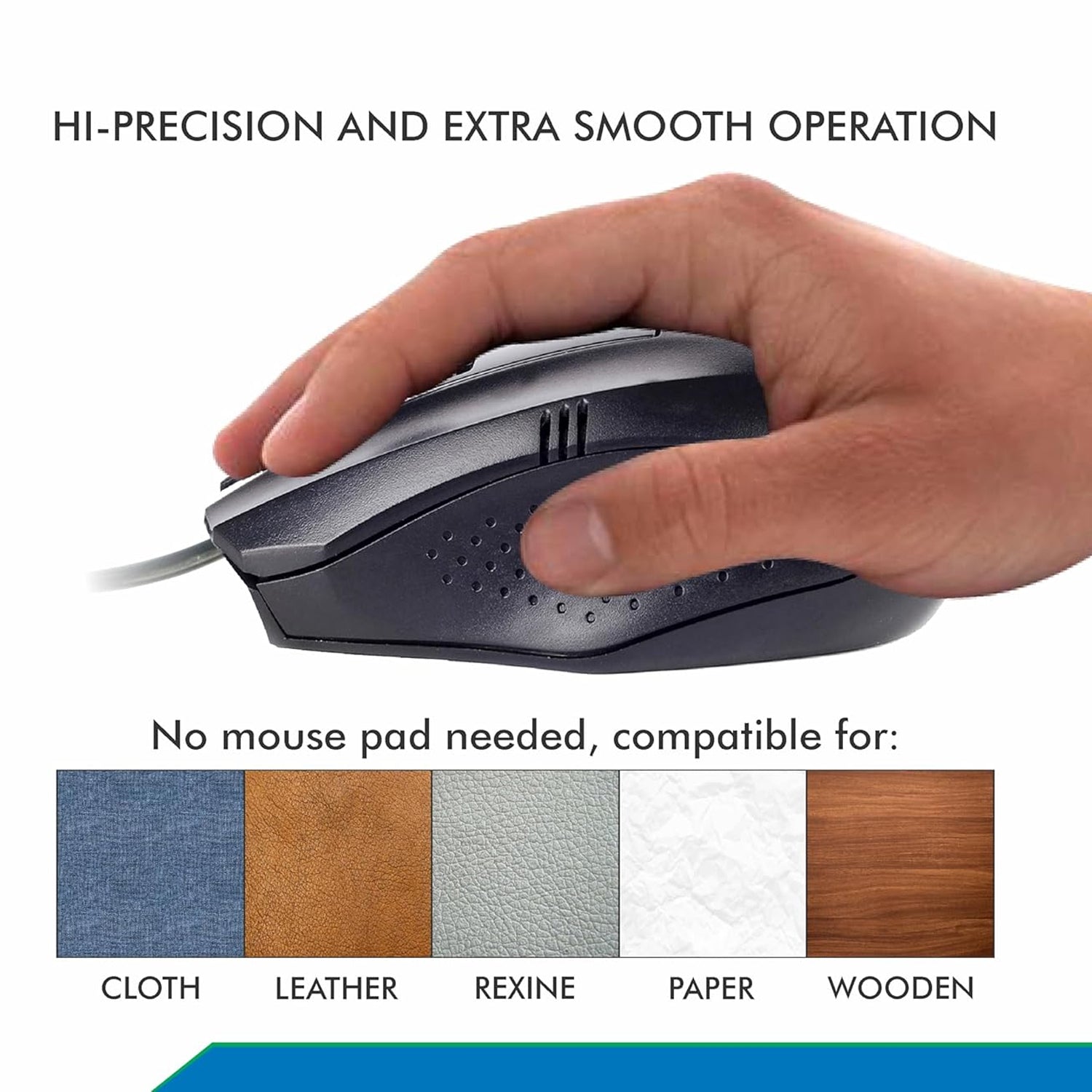 Computer / Laptop Wired Optical Mouse (1 Pc) - view 3