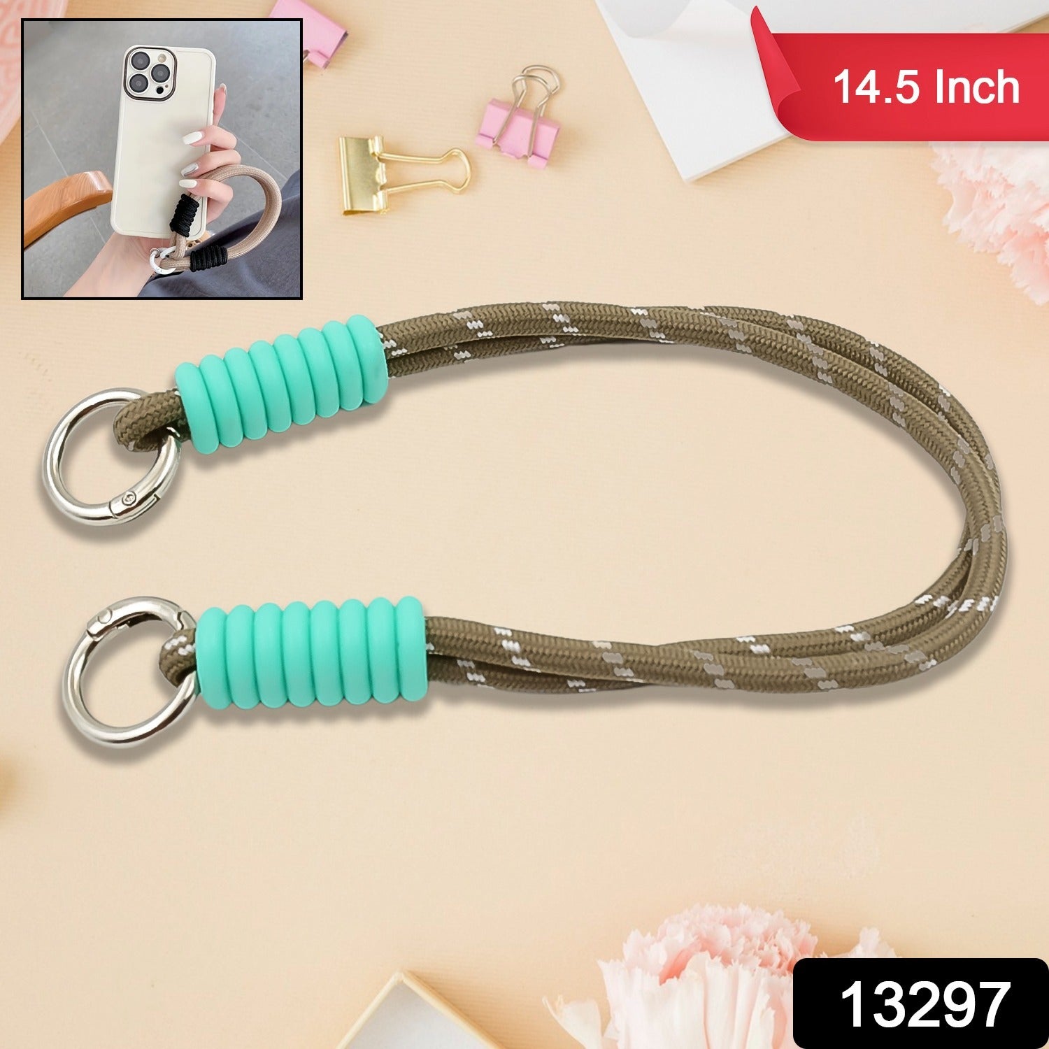 Multi Two Sided Adj Hand Wrist Strap (1 Pc / 14.5 Inch / Multicolor) - view 2