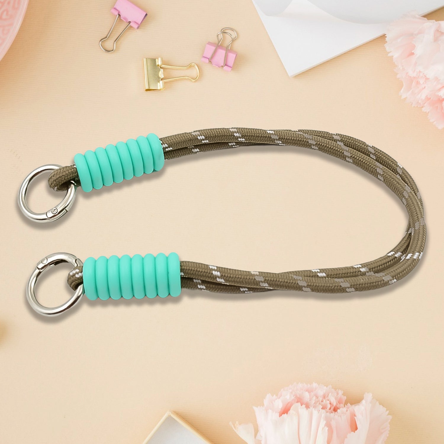 Multi Two Sided Adj Hand Wrist Strap (1 Pc / 14.5 Inch / Multicolor)