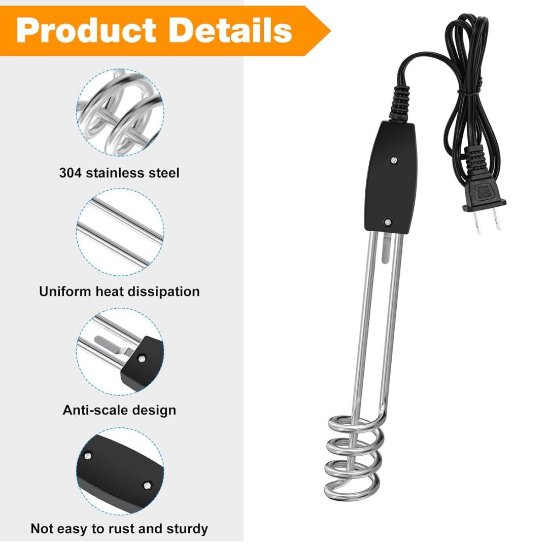 1000W-220V Water Heater Portable Electric Immersion Element Boiler - view 5