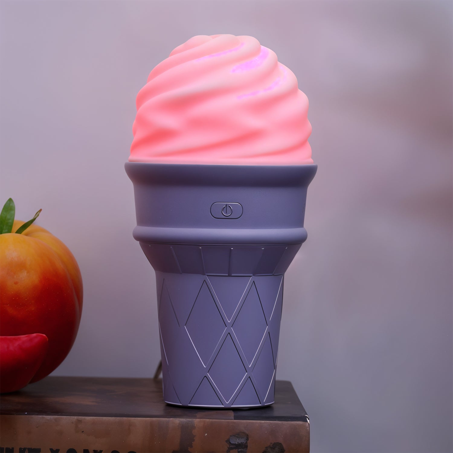 Ice Cream Cone Shape Air Freshener Humidifier (1Pc / Purple ) - view 6
