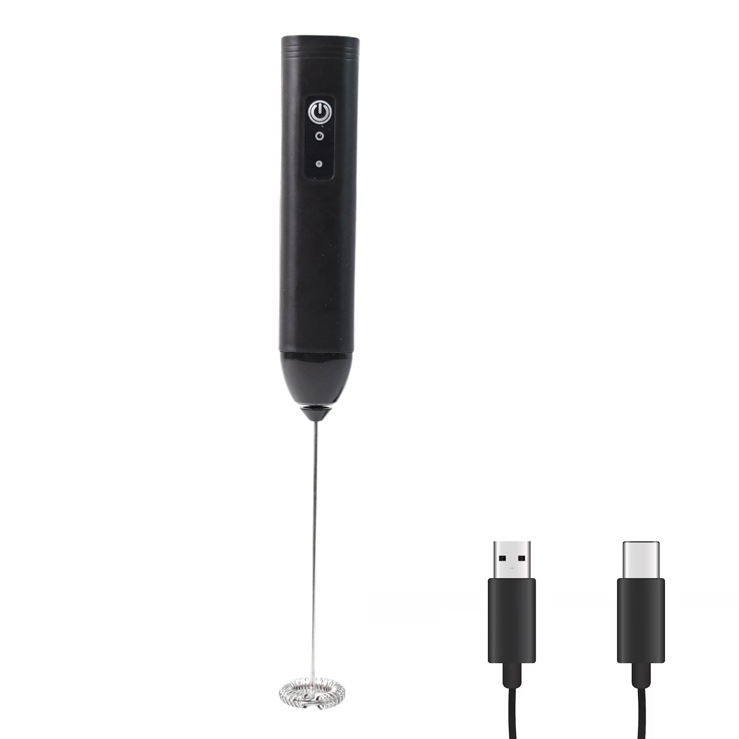 Small Electric Handheld Milk Frother with Stainless Steel Whisk (1 Pc) - view 3