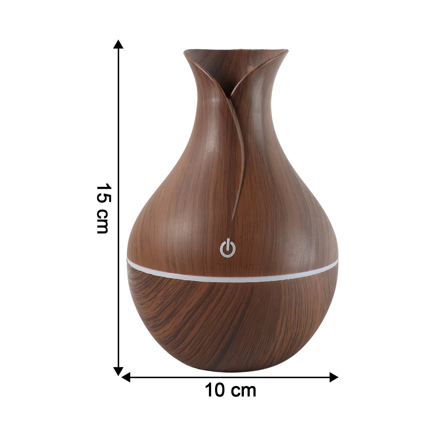 Mini Wooden Vase Pot Diffuser Cool Mist Atomization Humidifier (1 Pc) - view 7