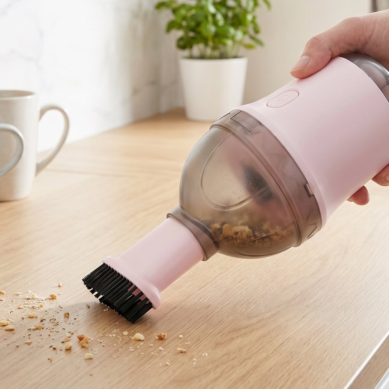 2 in 1 Mini Vacuum Cleaner with Brush Attachment (1 pc) - view 3