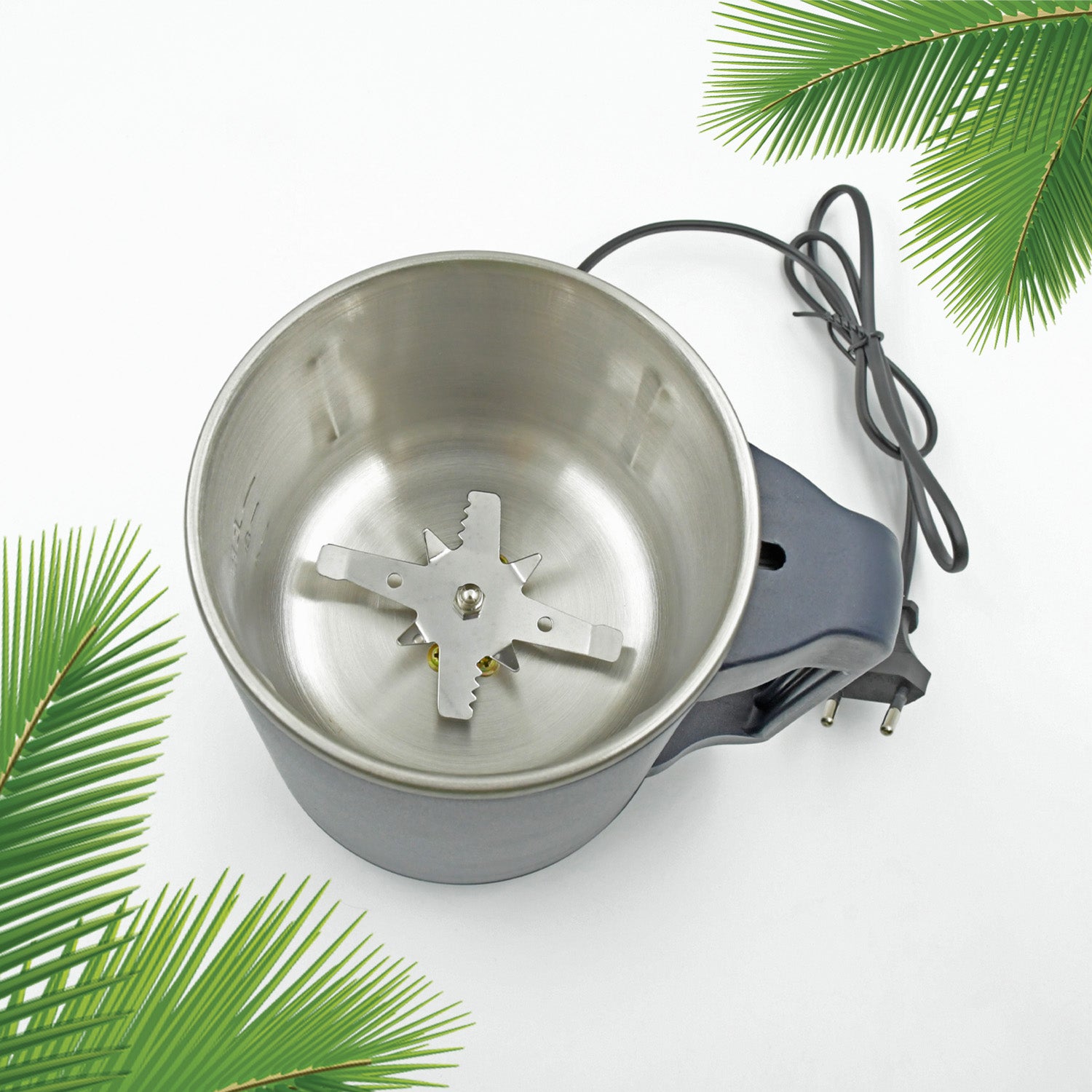 Electric Coffee & Spice Grinder Machine for Home, Fine Powder Maker (300W) - view 5