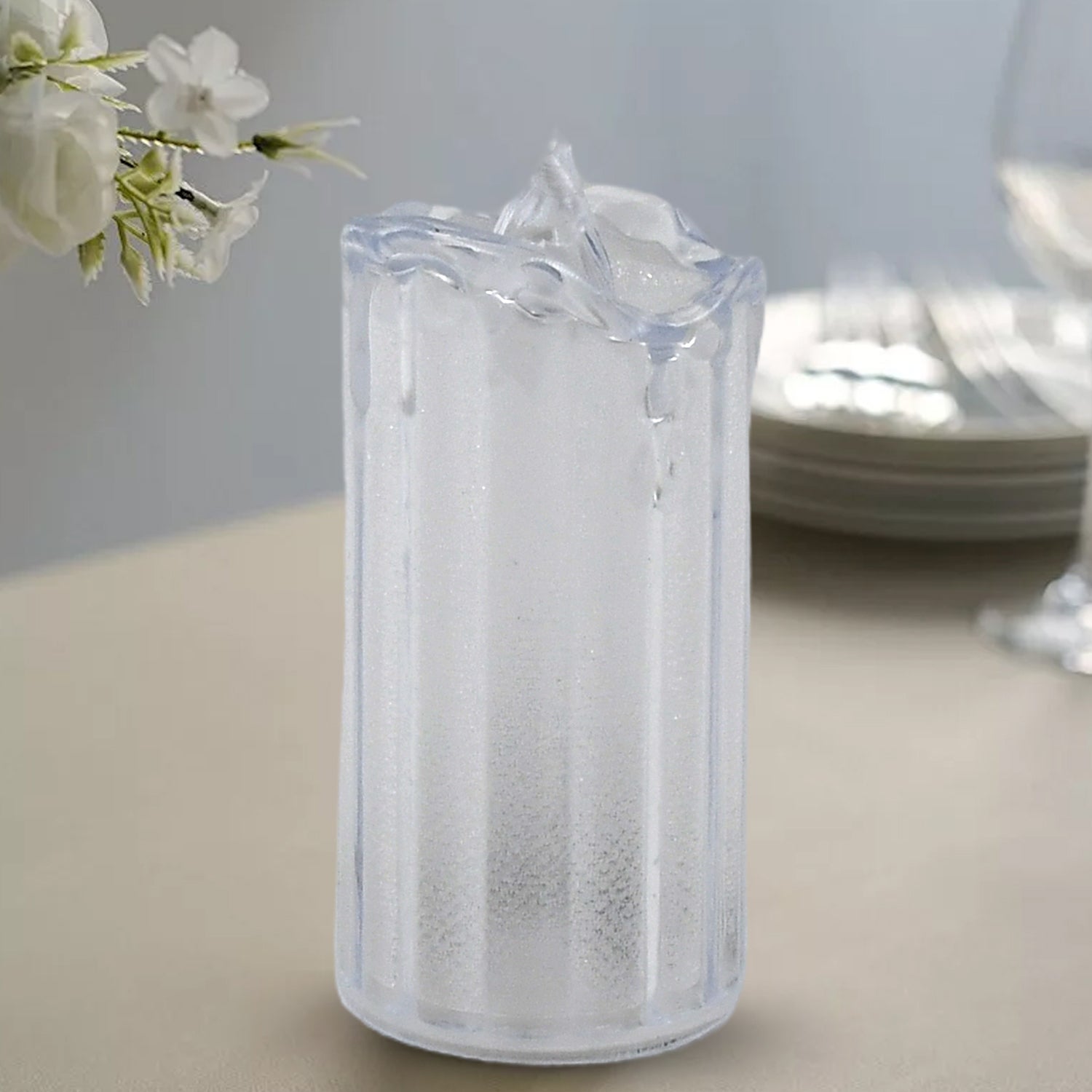 24 Pc Flameless and Smokeless Decorative Melting Candles - view 4