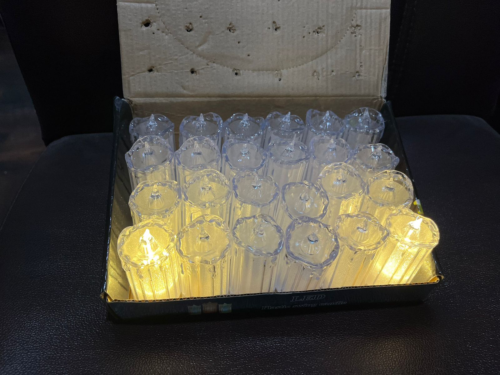 24 Pc Flameless and Smokeless Decorative Melting Candles - view 7