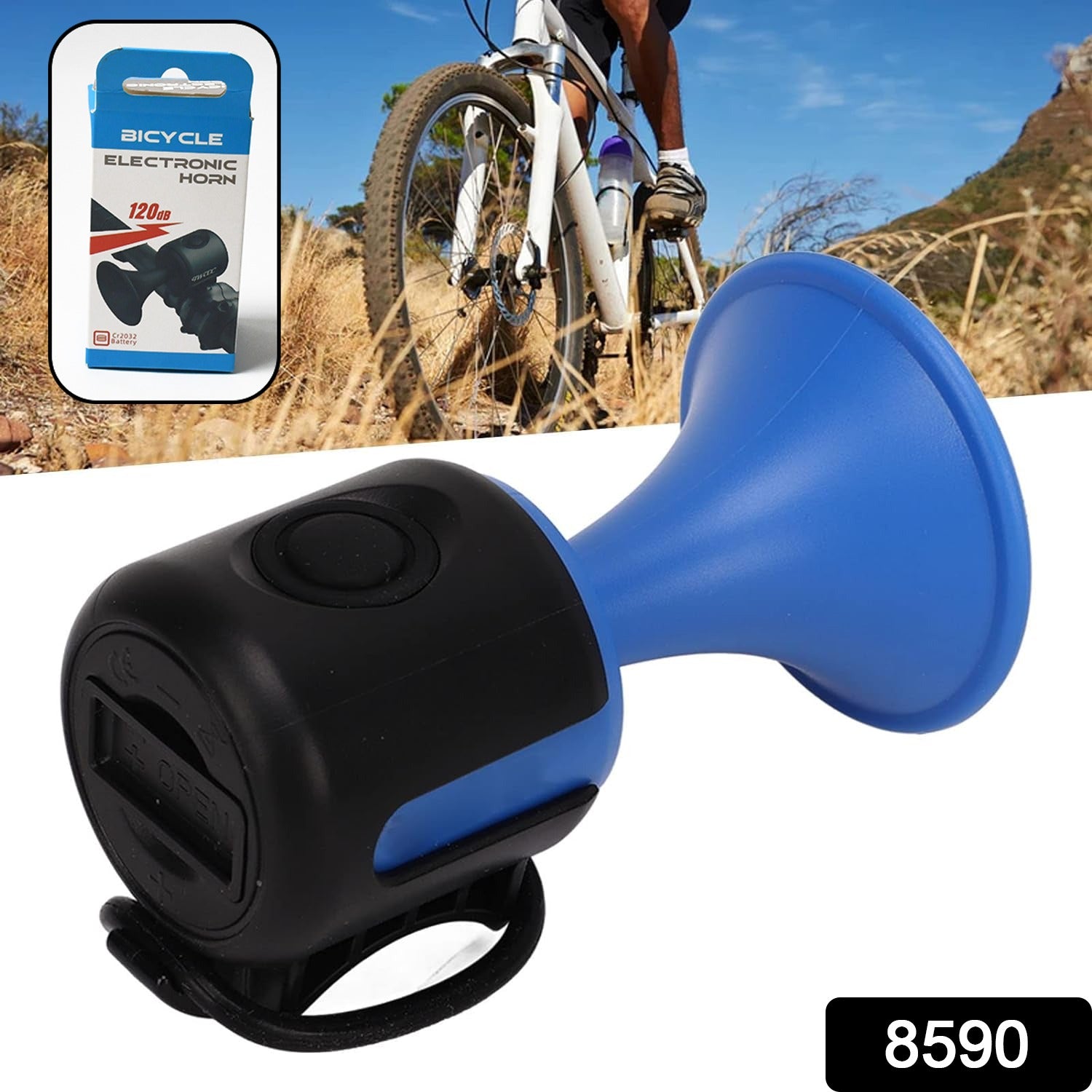 Loud 120dB Bicycle Air Horn – Waterproof Electric Bell with Long Battery Life - view 2