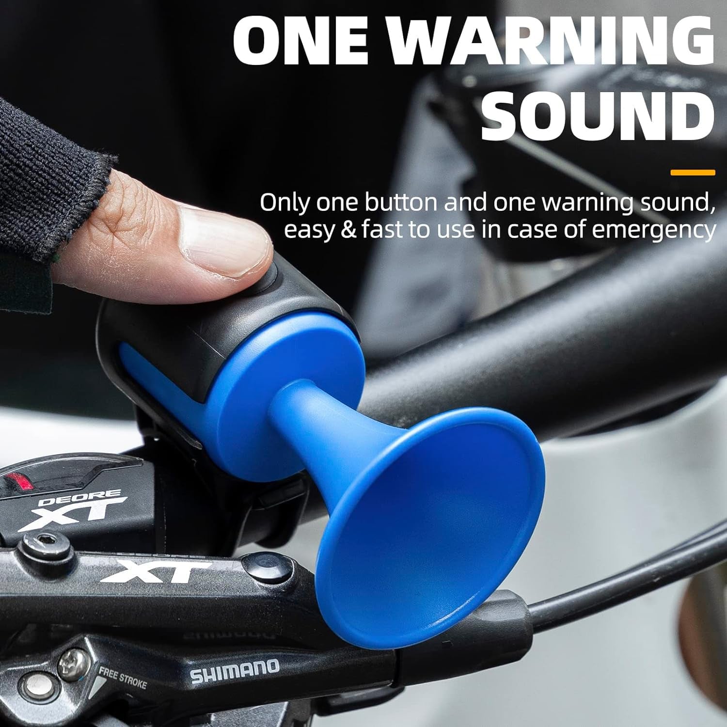 Loud 120dB Bicycle Air Horn – Waterproof Electric Bell with Long Battery Life - view 5