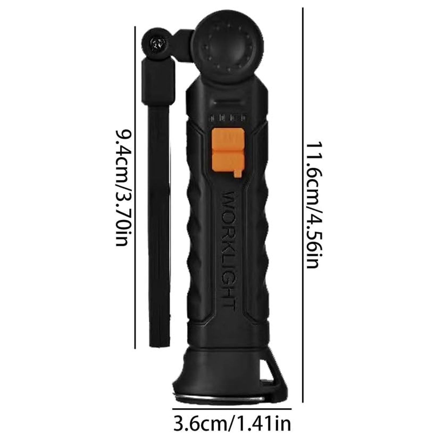 Compact Rechargeable Small LED Work Light with Adjustable Arm and Magnetic Base - view 5