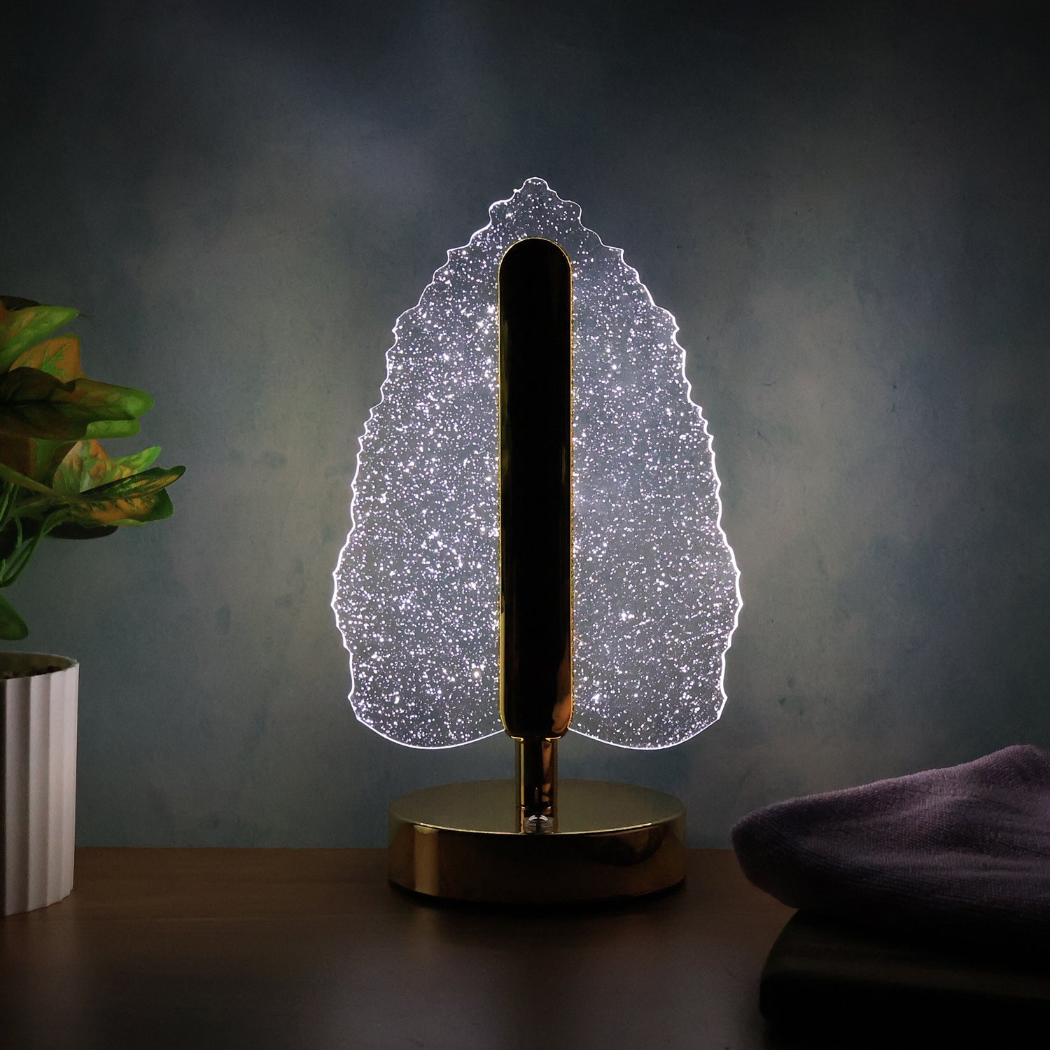 LED Crystal Table Lamp with USB Power - view 6