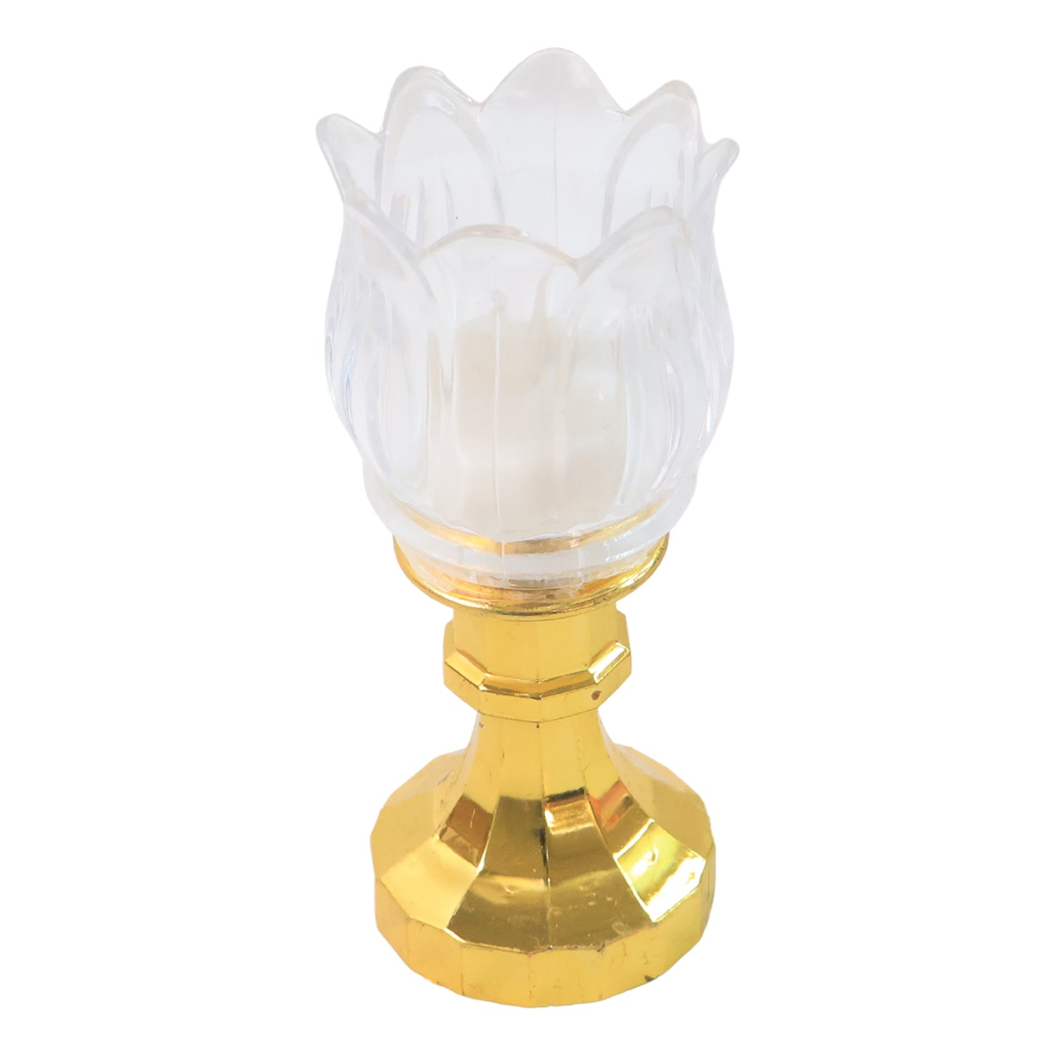 Premium Lotus Shaped LED Decorative Lamp with Stand - view 5