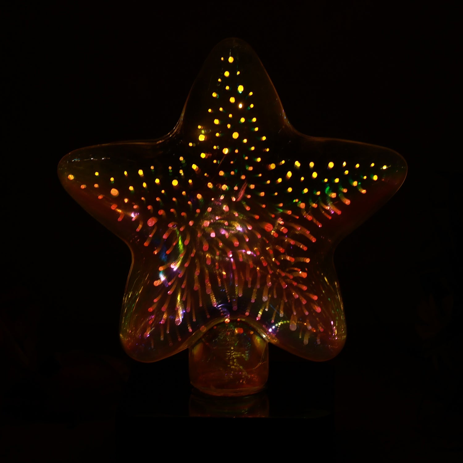 Star-Shaped 3D Illusion Decorative LED Night Lamp (1 Pc) - view 3