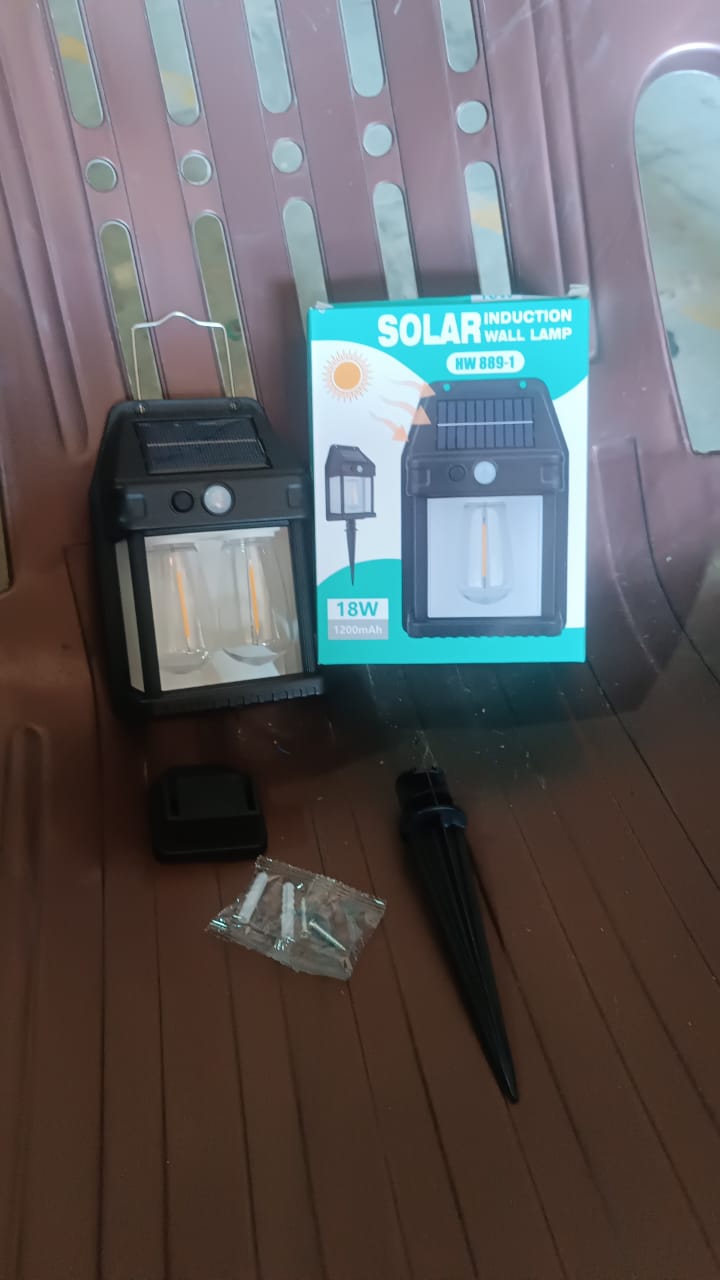 18W Solar Wall Double Lights / Lamp with 2 Modes & Motion Sensor (1 Pc) - view 6