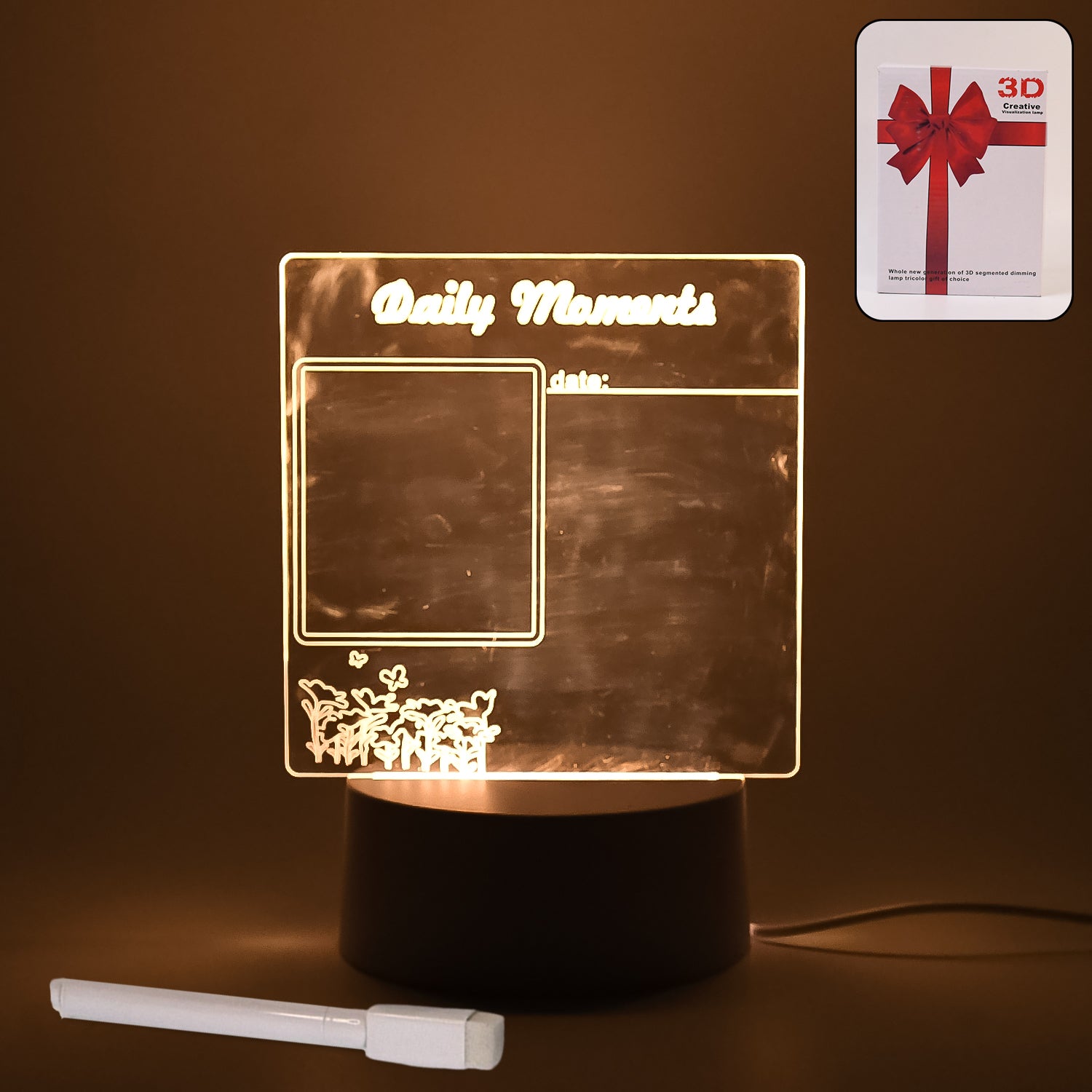 Creative Visualization Lamp 3 D Acrylic Decorative Lamp (1 Pc) - view 3
