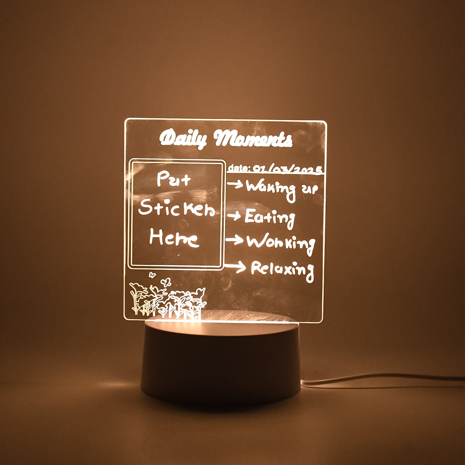 Creative Visualization Lamp 3 D Acrylic Decorative Lamp (1 Pc) - view 6