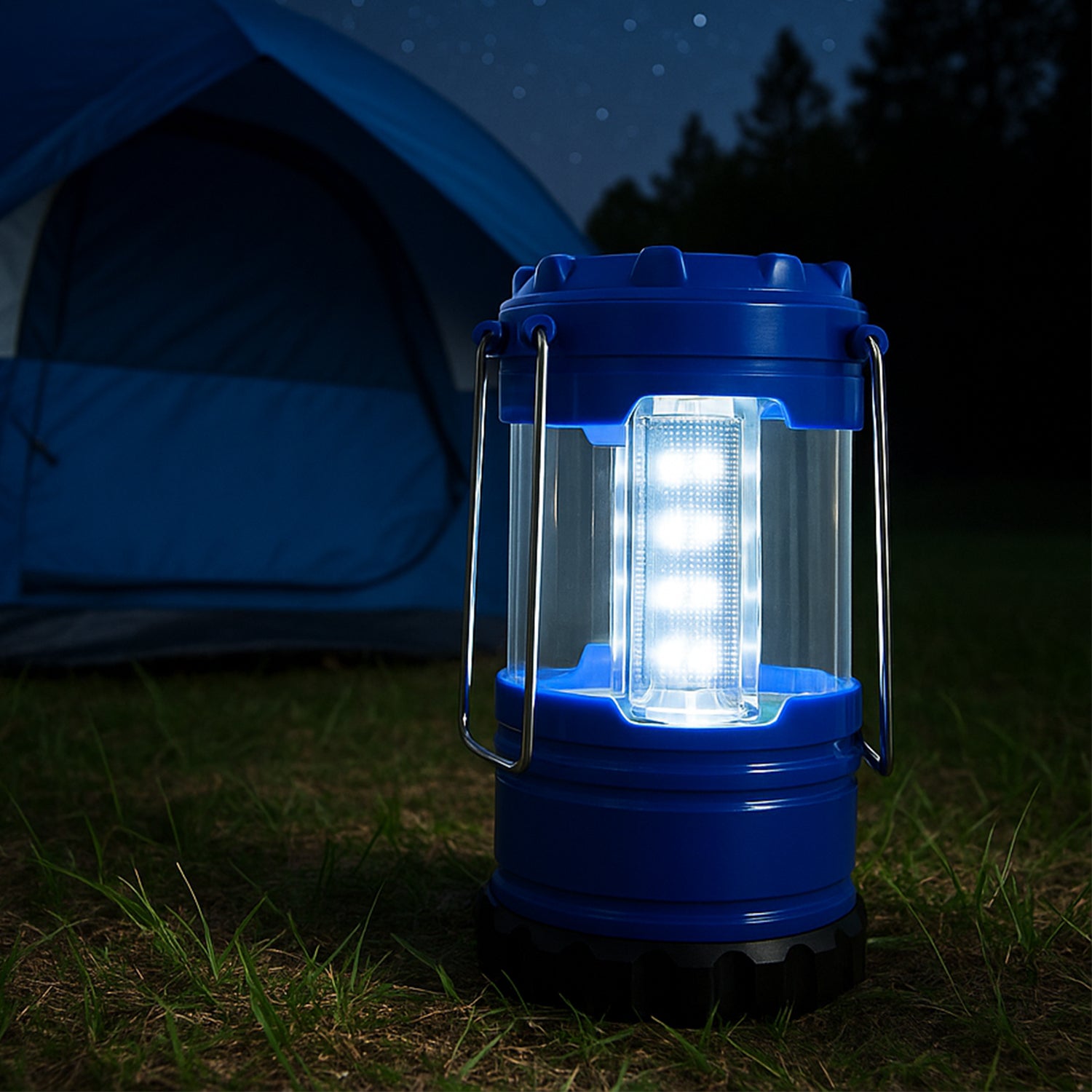 Portable Waterproof Camping Lantern for Hiking & Fishing (Battery Not Included)