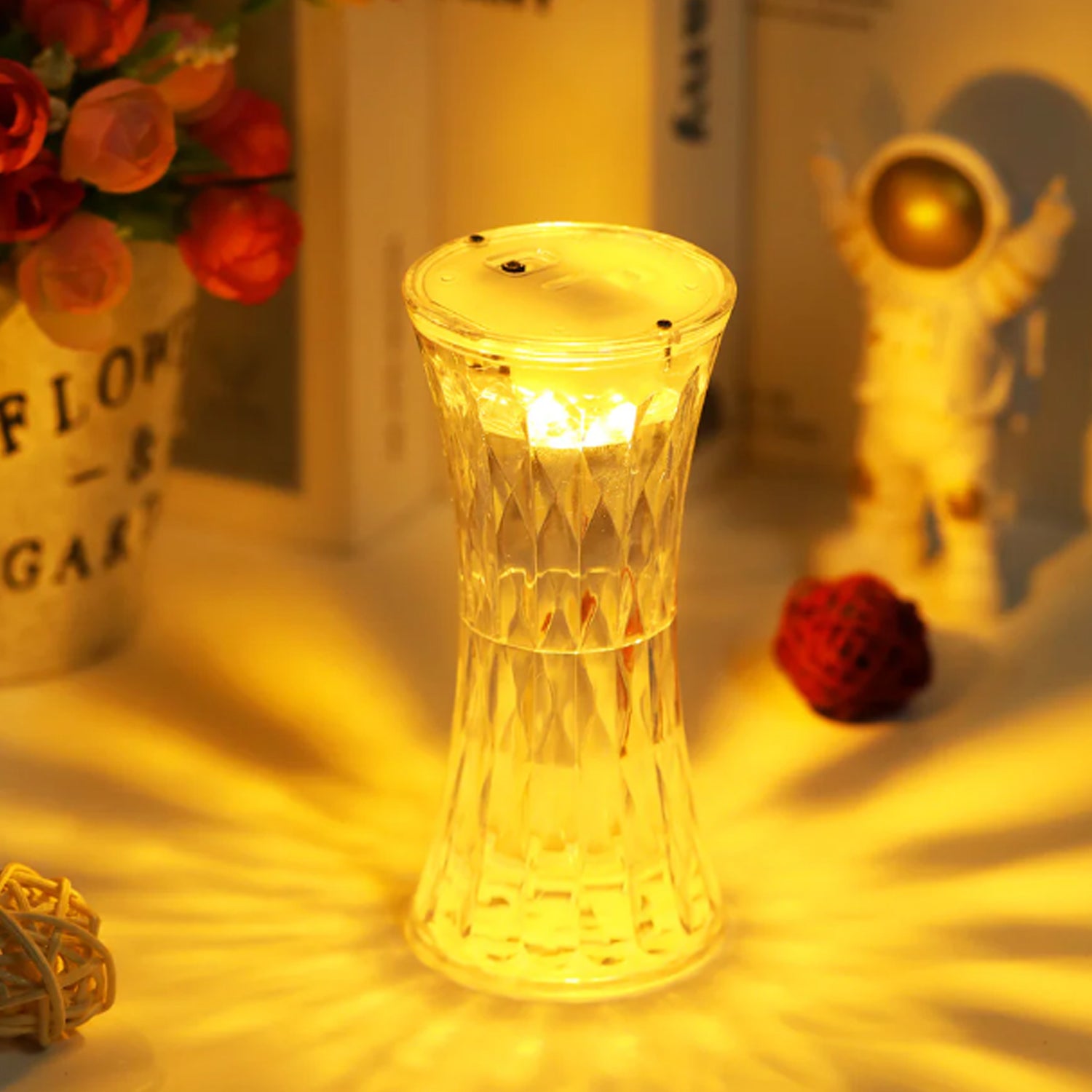 Crystal Table Lamp – Universal Soft Night Light (1 Pc) - view 3