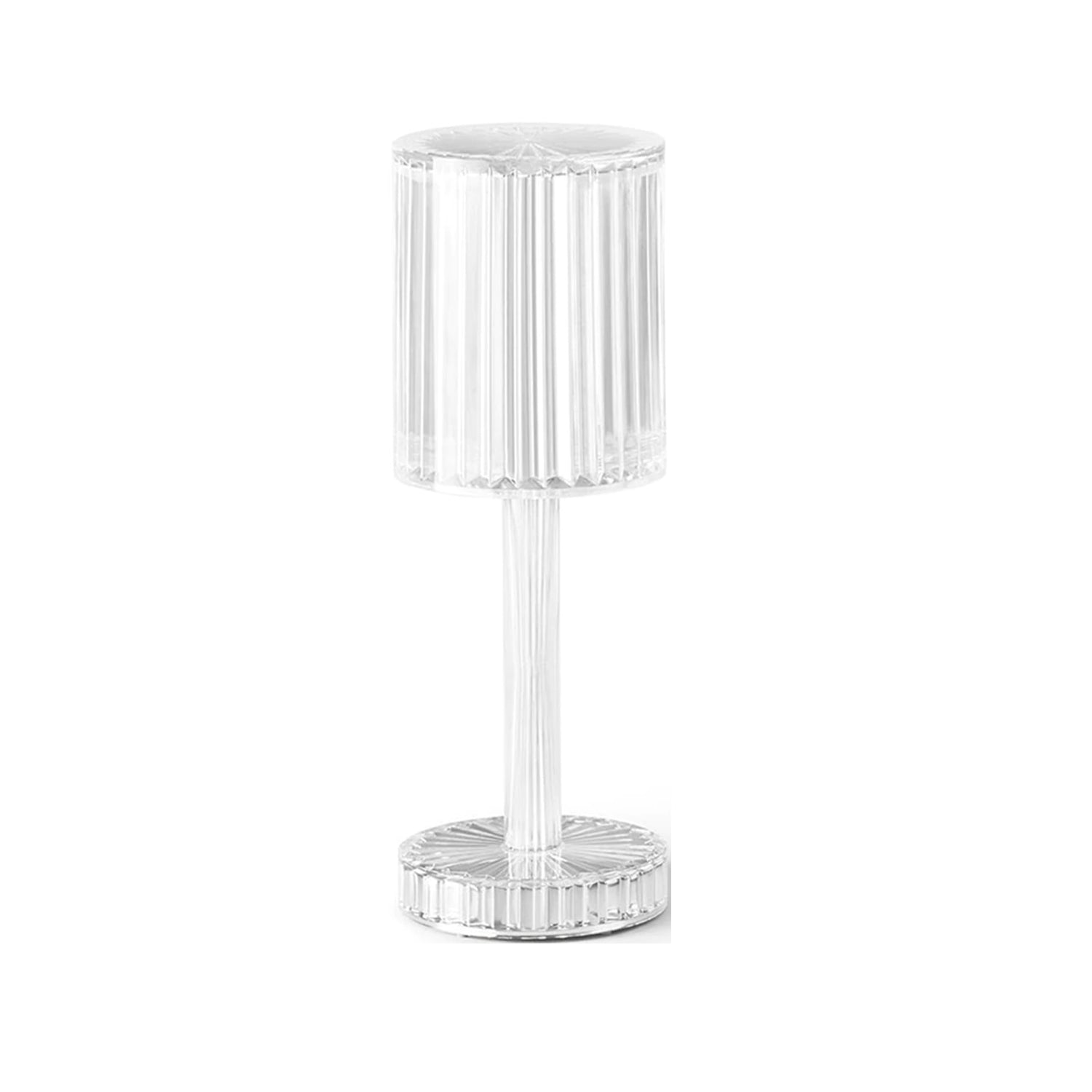 Crystal Table Lamp , Touch Control Atmosphere Nightstand Lamp With USB Charging Line - view 4